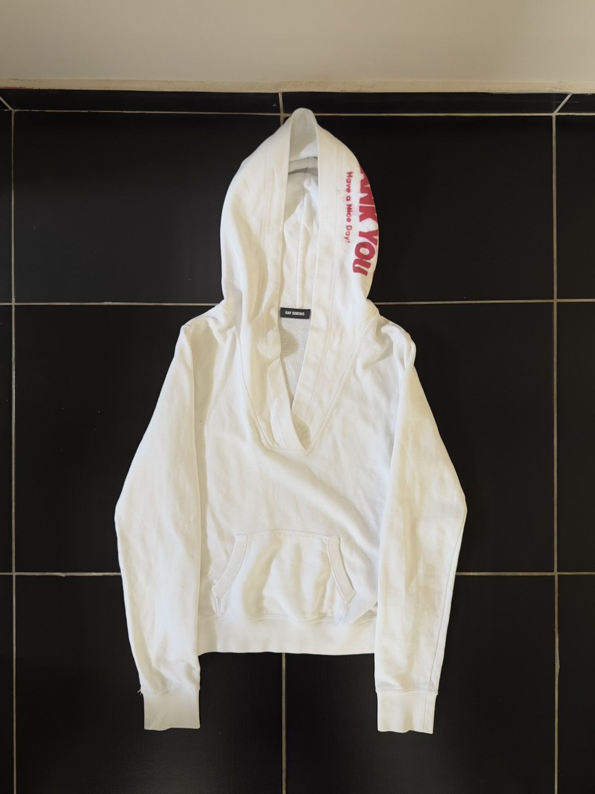 Raf Simons Raf Simons FW/17 “Thank You” Hoodie | Grailed