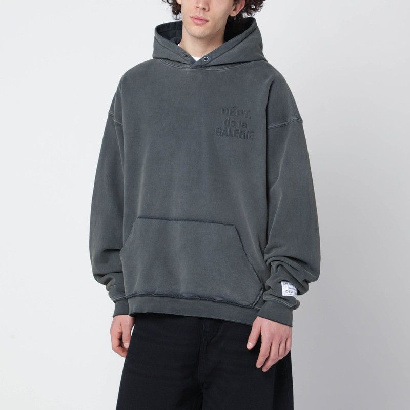 Gallery Dept. Gallery Dept. Graphite-Grey Sweatshirt With Embossed Logo Size US L / EU 52-54 / 3 - 1 Thumbnail