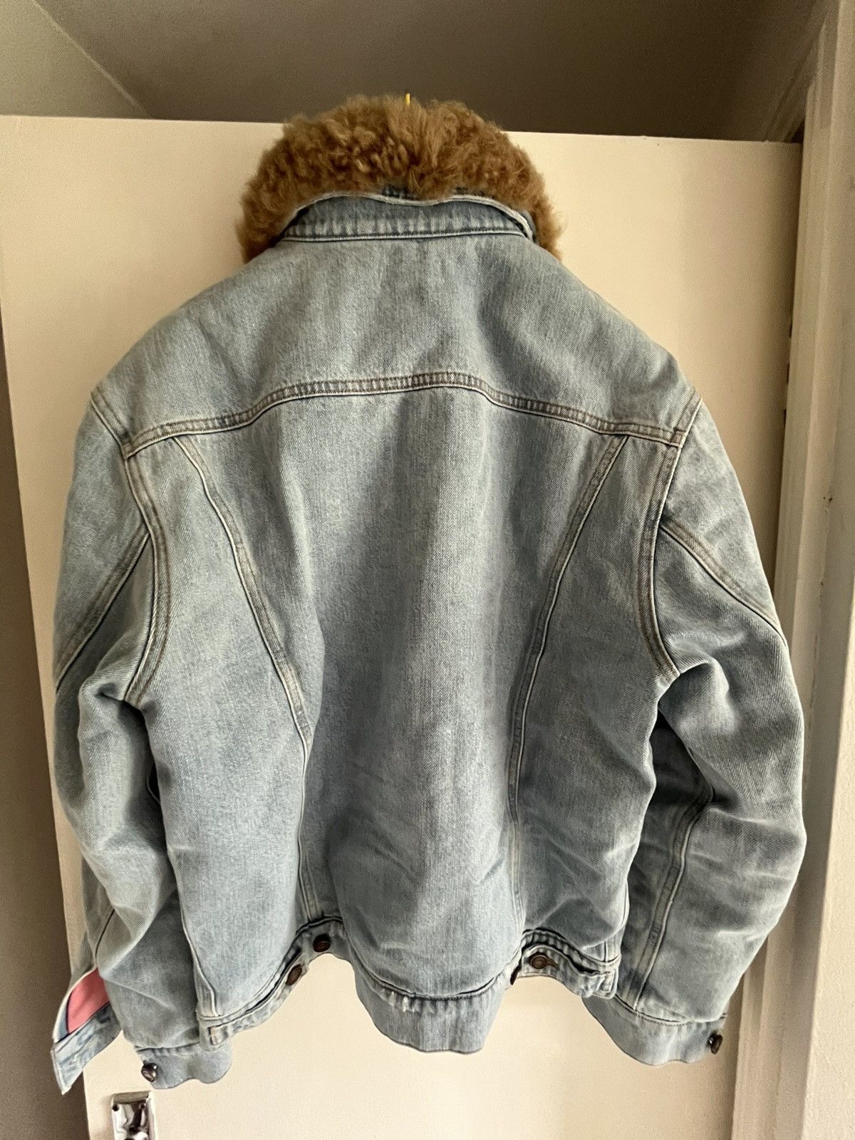 ERL ERL denim jacket with Removable Shearling Collar Size US L / EU 52-54 / 3 - 2 Thumbnail