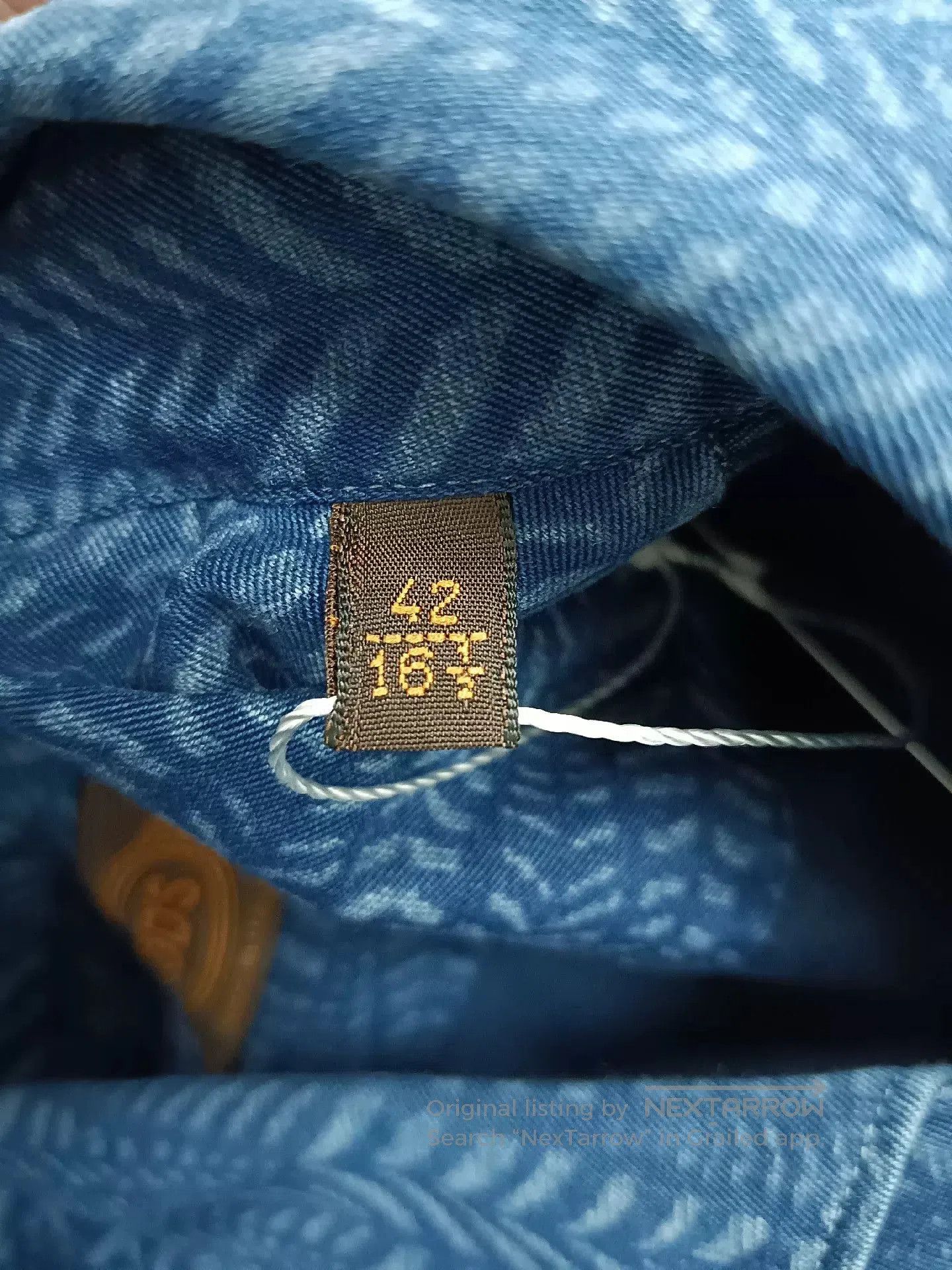 Tod's tod's blue long sleeve patterned shirt. Size US L / EU 52-54 / 3 - 4 Thumbnail