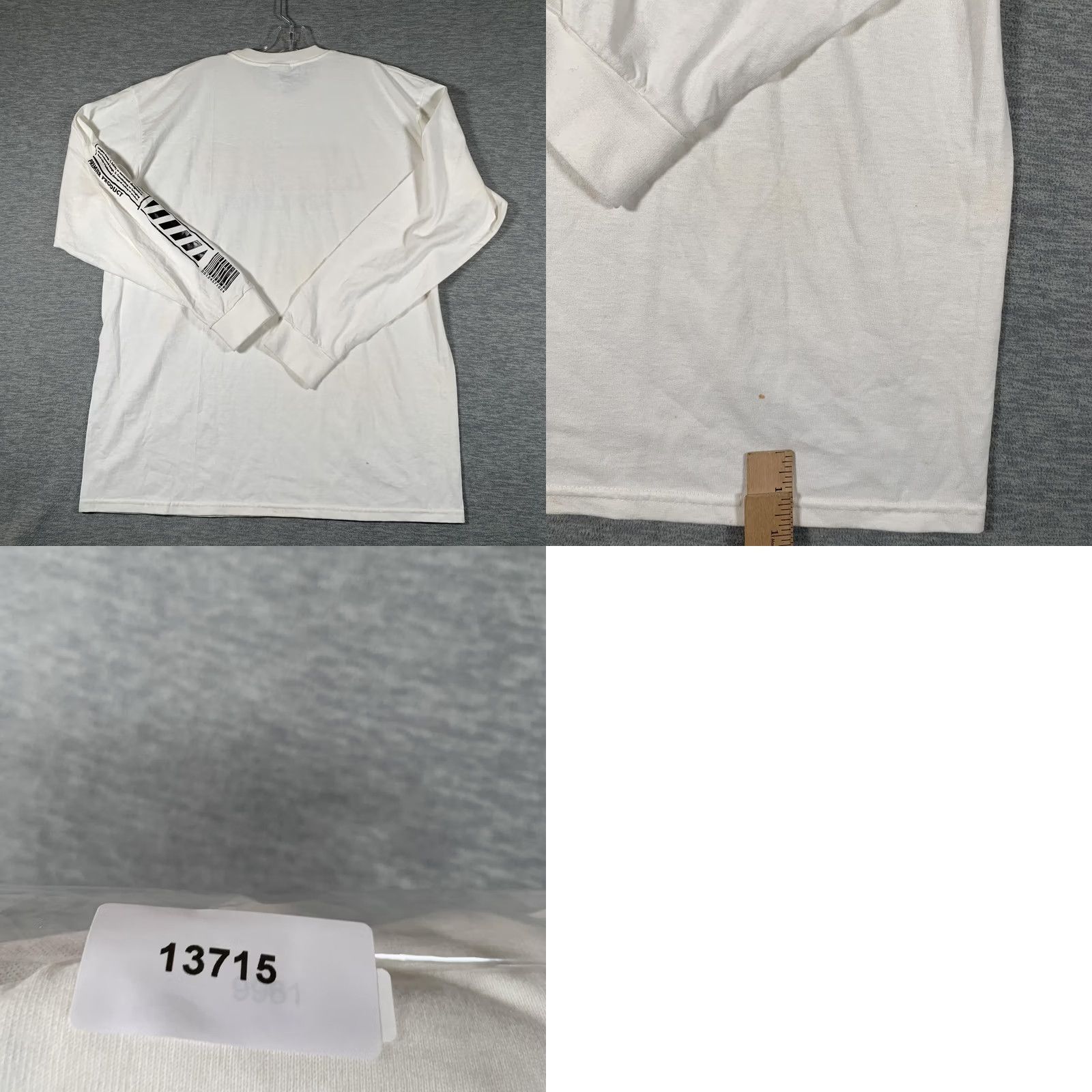 Nike Nike Air Shirt Mens Large White Revolution Long Sleeve Graphic Tee Top Size US L / EU 52-54 / 3 - 10 Thumbnail