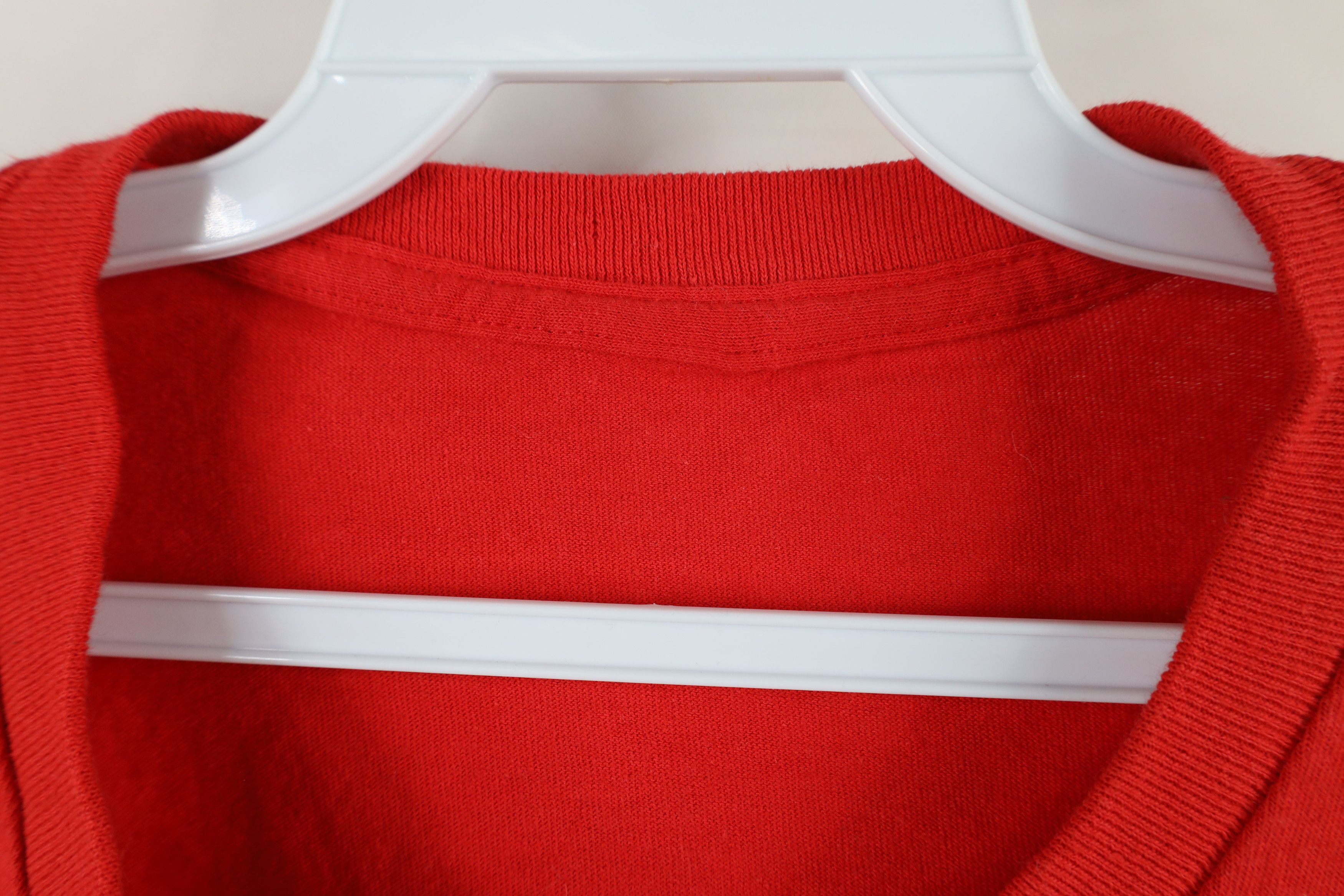 Vintage Vintage 90s Pornstar Skateboarding Spell Out T-Shirt Red Size US L / EU 52-54 / 3 - 5 Thumbnail