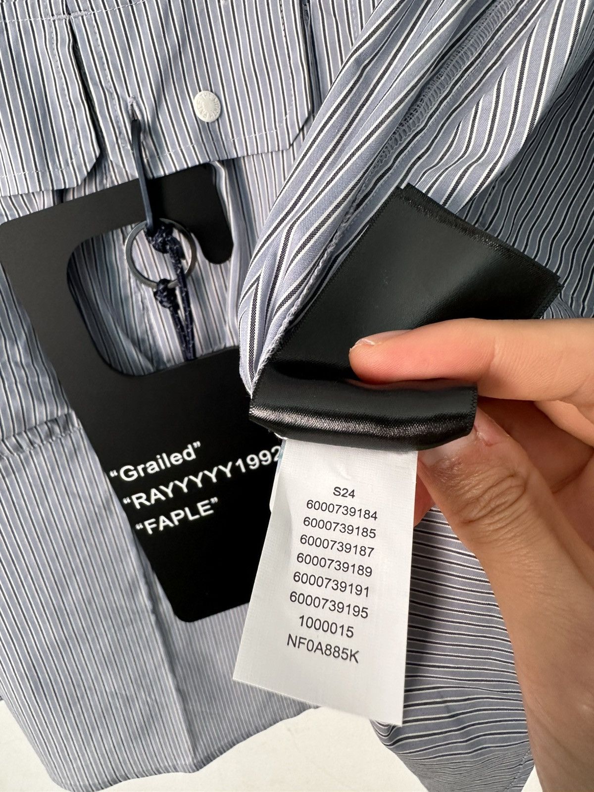 Kazuki Kuraishi × The North Face Urban Exploration KK LS STRIPE SHIRT Size US M / EU 48-50 / 2 - 23 Thumbnail