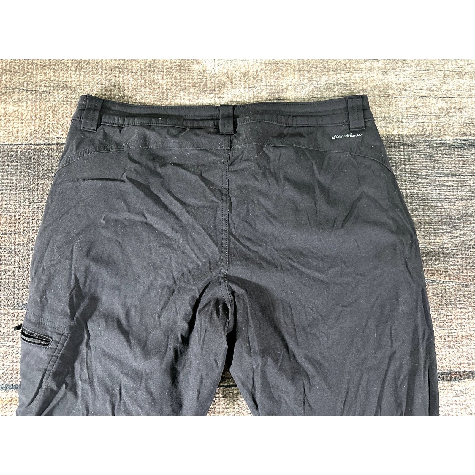 Eddie Bauer Eddie Bauer Womens Fleece Lined Black Pants Pockets Size 12 Size 34" / US 12 / IT 48 - 7 Thumbnail