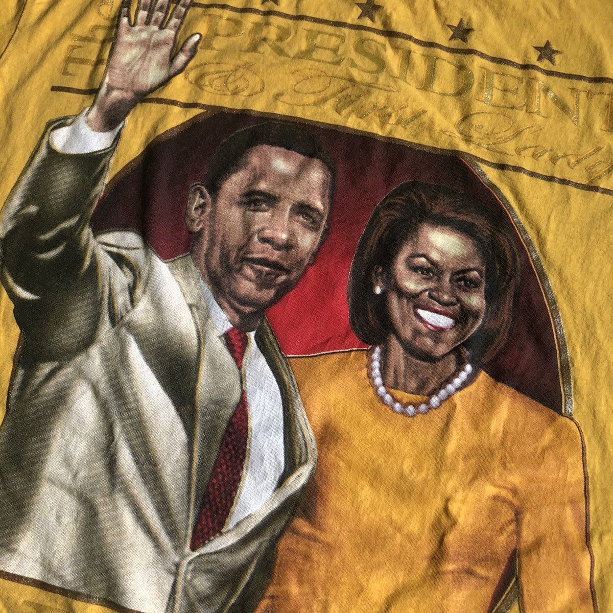 Rap Tees Vintage President Barack Obama First Lady Family Graphic Tee Size US XXL / EU 58 / 5 - 3 Thumbnail