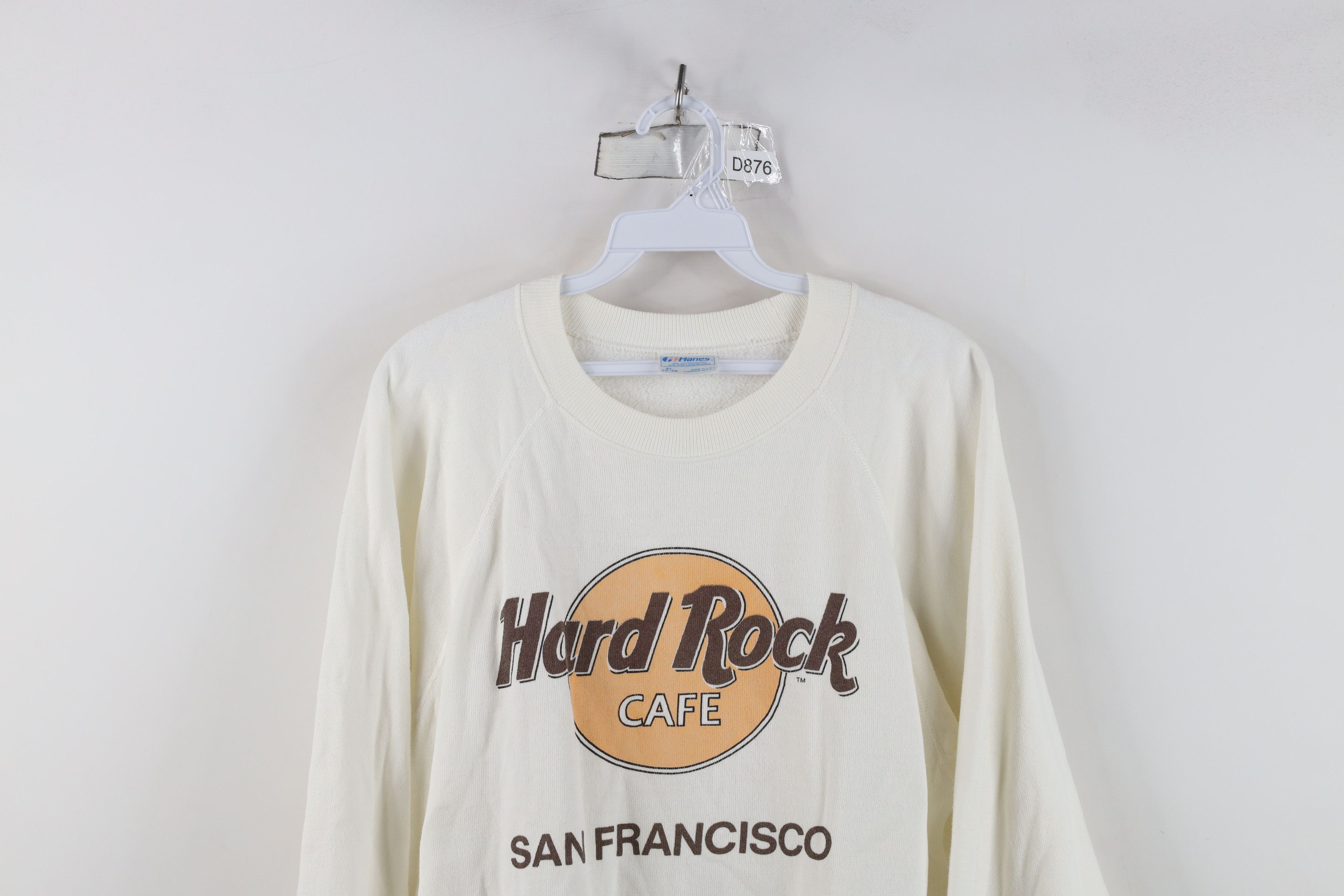 Hard Rock Cafe Vintage 80s 90s Hard Rock Cafe San Francisco Sweatshirt USA Size US XL / EU 56 / 4 - 2 Thumbnail