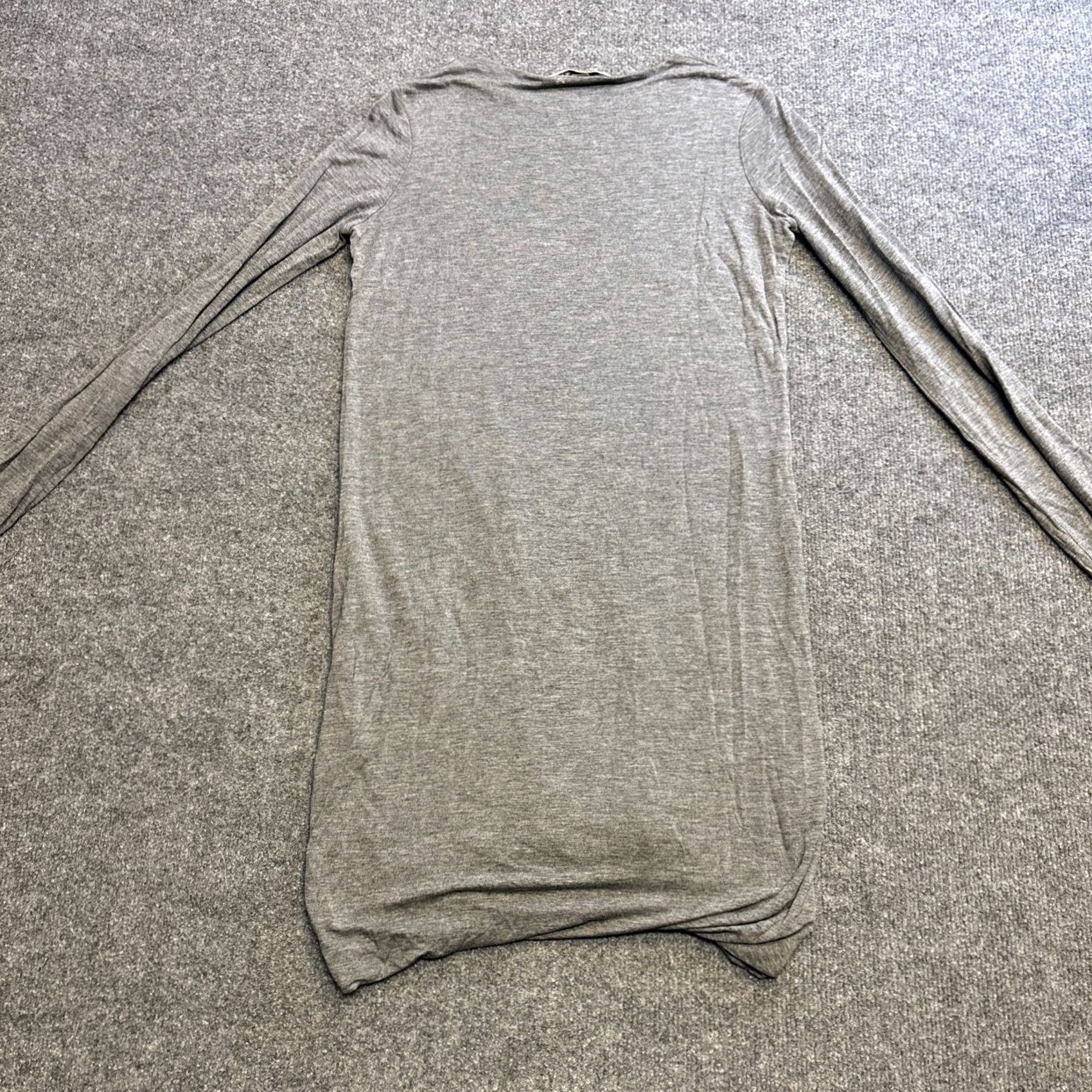 Acne Studios Acne Studios Emilia Grey Bubble Hem Stretch Mini Dress S Long Sleeve Women Regular Gray Knit Short Fall Spring Winter Portugal Size S / US 4 / IT 40 - 4 Thumbnail