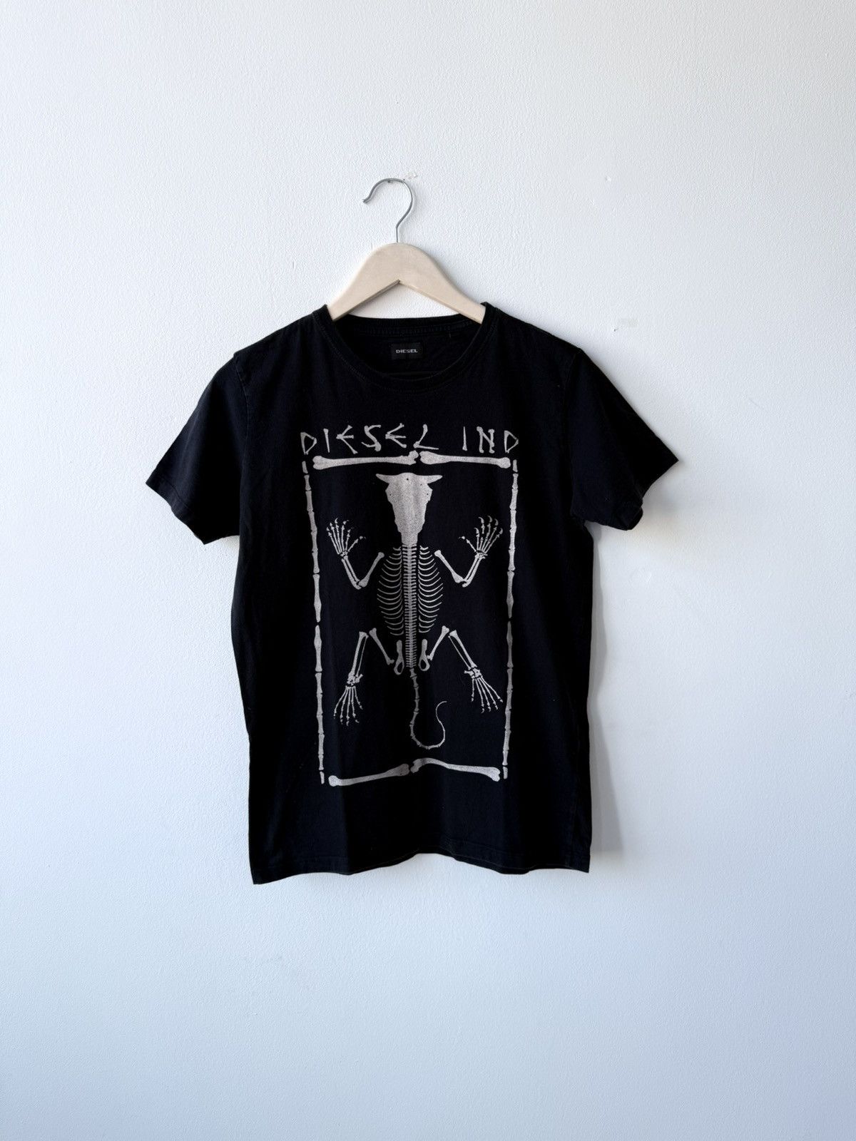 Diesel Diesel Industry Archive Y2K Skeleton Print T-Shirt Size US M / EU 48-50 / 2 - 1 Thumbnail