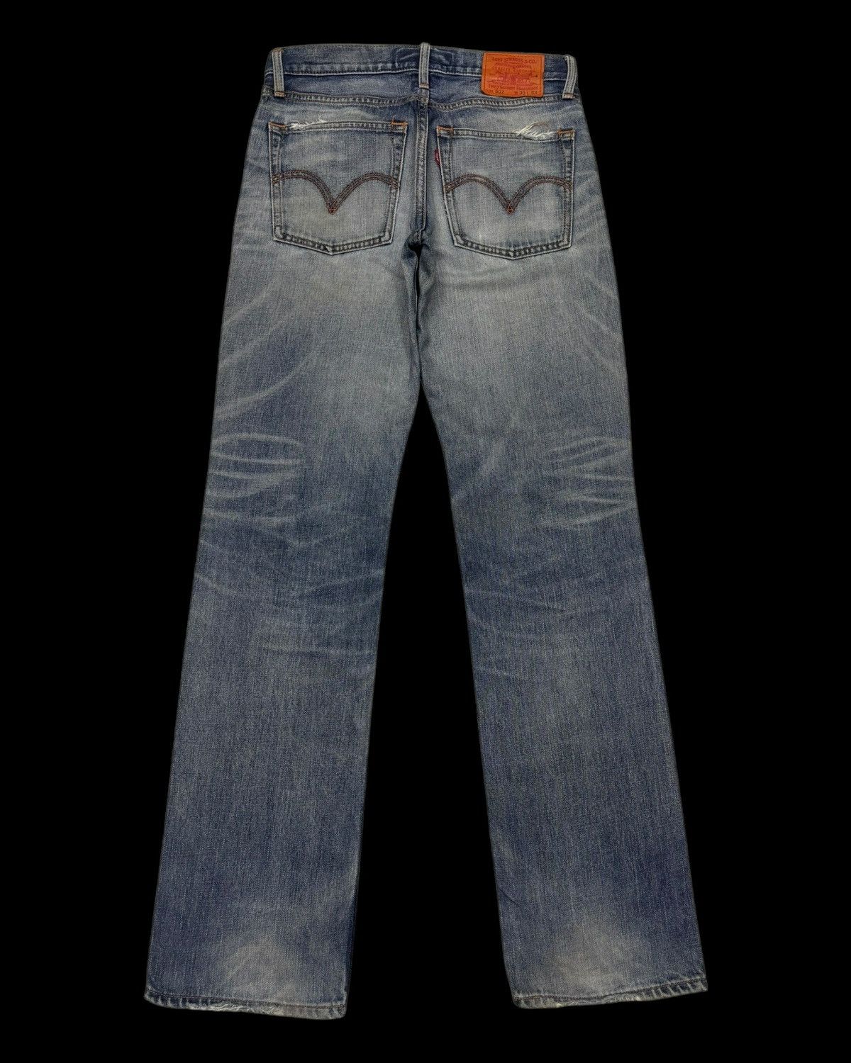 If Six Was Nine 💥RARE💥LEVIS 502 CLASSIC DISTRESSED DENIM JEANS Size US 31 - 1 Thumbnail