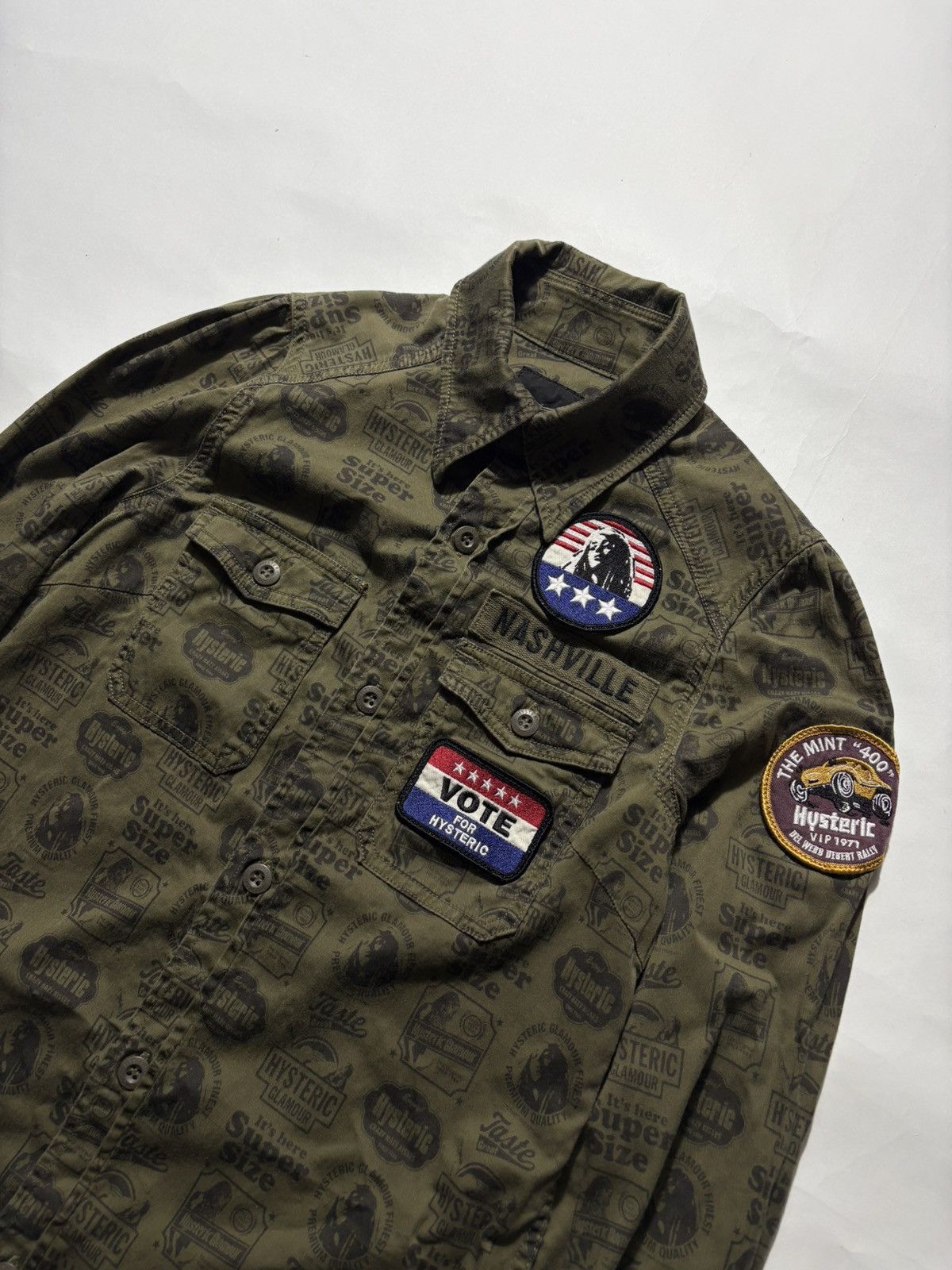 Hysteric Glamour HYSTERIC GLAMOUR ALL OVER PRINT PATCH LOGO L/S Size ONE SIZE - 4 Thumbnail