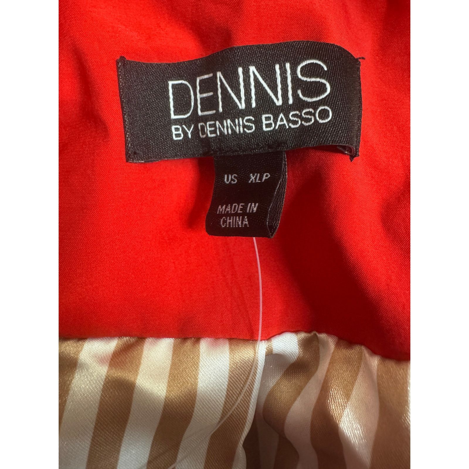 Other Dennis Basso Water Resistant Trench Coat Hood Tomato Red XLP Size XL / US 12-14 / IT 48-50 - 12 Thumbnail