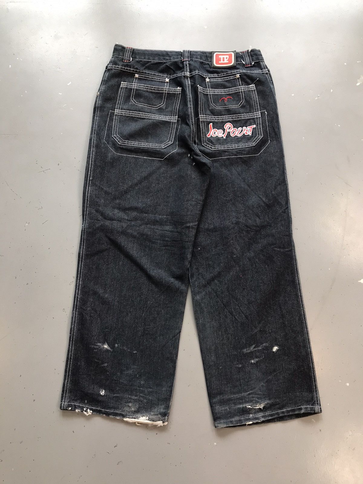 JNCO × Southpole × Vintage Vintage ice point big pocket baggyfit denim Size US 34 / EU 50 - 1 Thumbnail