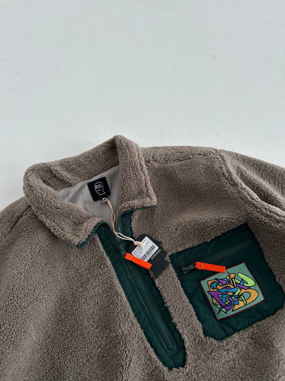 Brain Dead Teddy Sherpa Half Zip Jacket Size US XL / EU 56 / 4 - 2 Thumbnail
