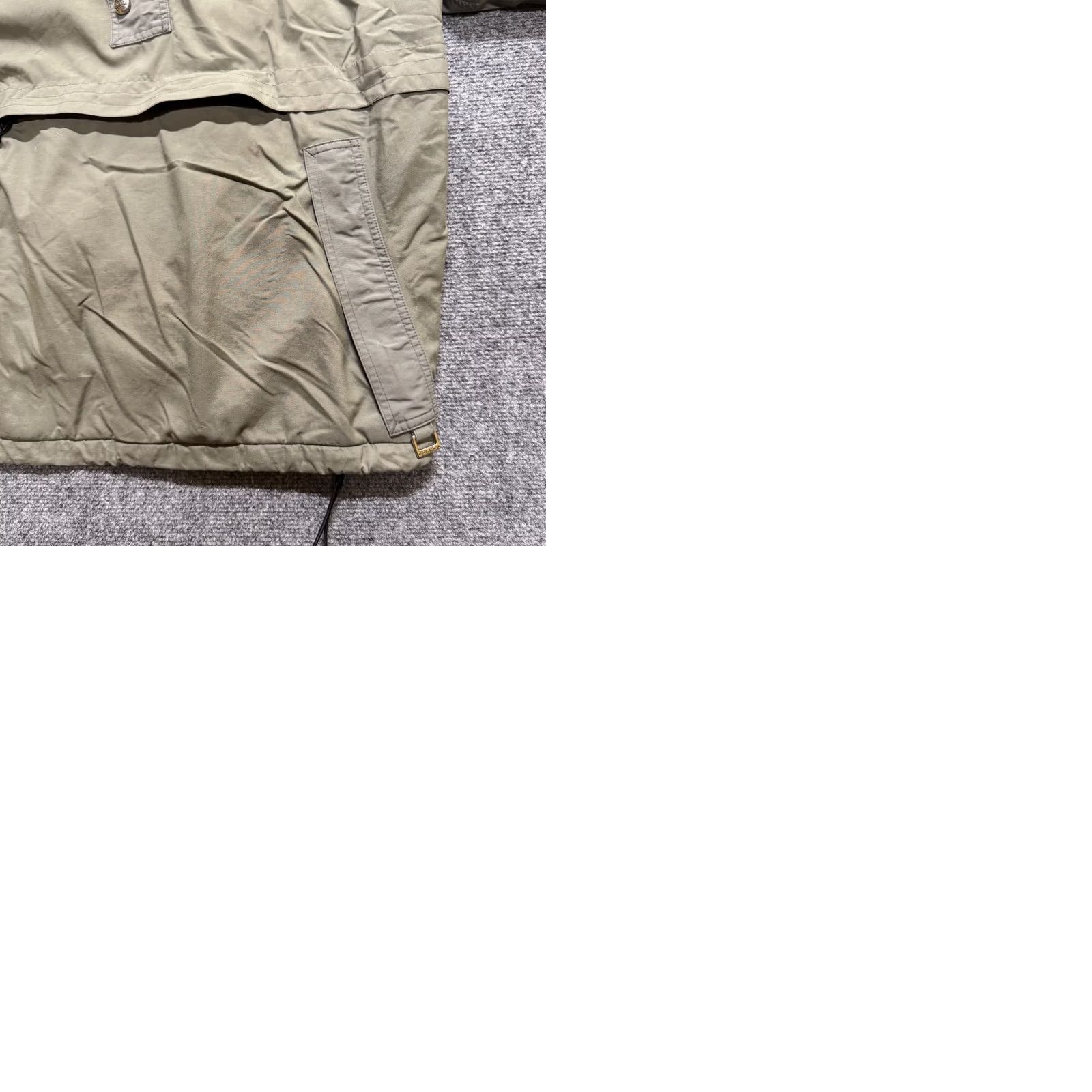 The Unbranded Brand Capp3l Anorak Jacket Men's L Gray Windbreaker 100% Polyester Windproof 1/4 Button Up Size US L / EU 52-54 / 3 - 9 Thumbnail