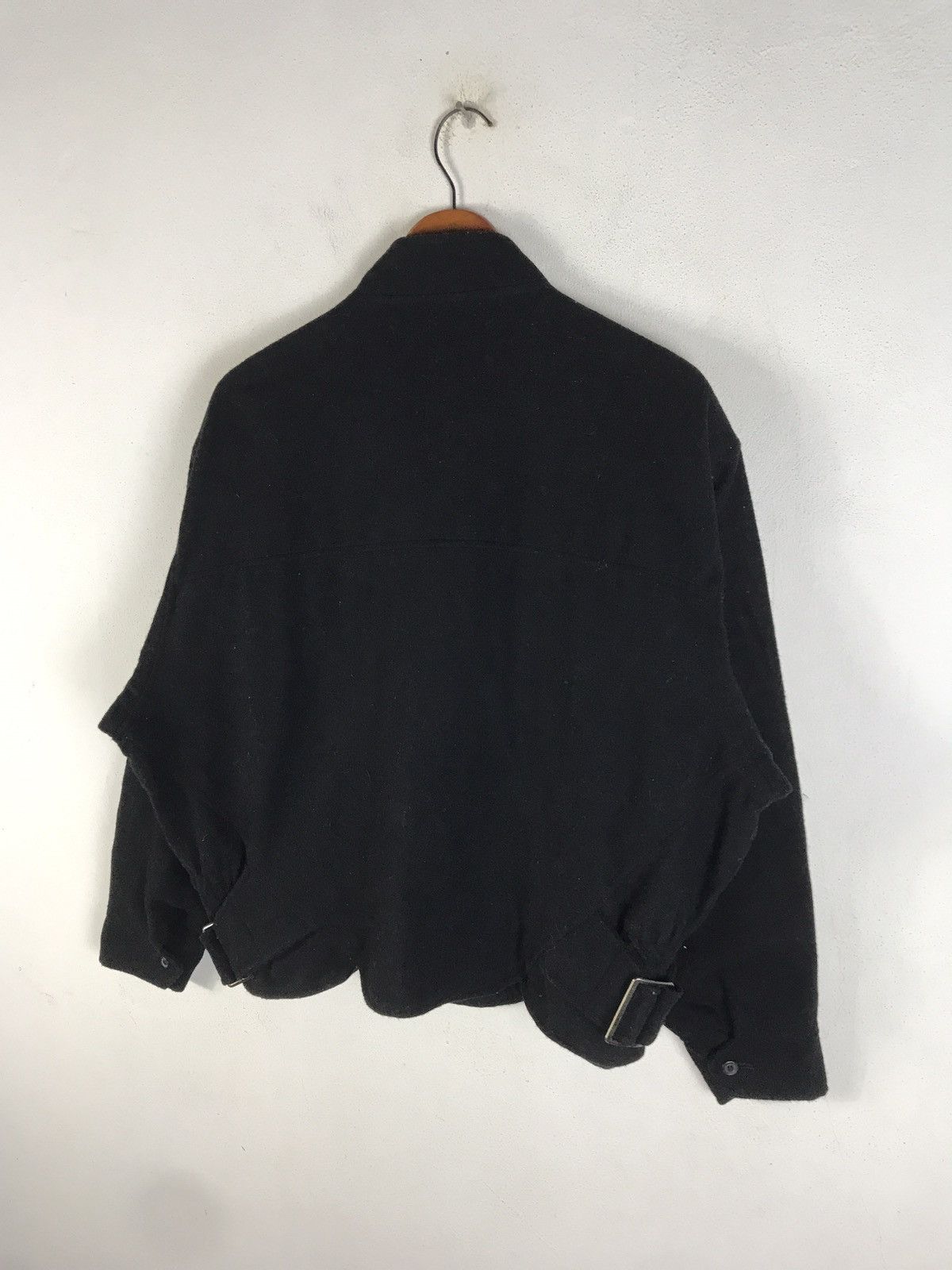 Issey Miyake Avant-Garde ‘NEO MEN’ Asymmetrical Black Batwing Boxy Jacket Size US M / EU 48-50 / 2 - 8 Thumbnail