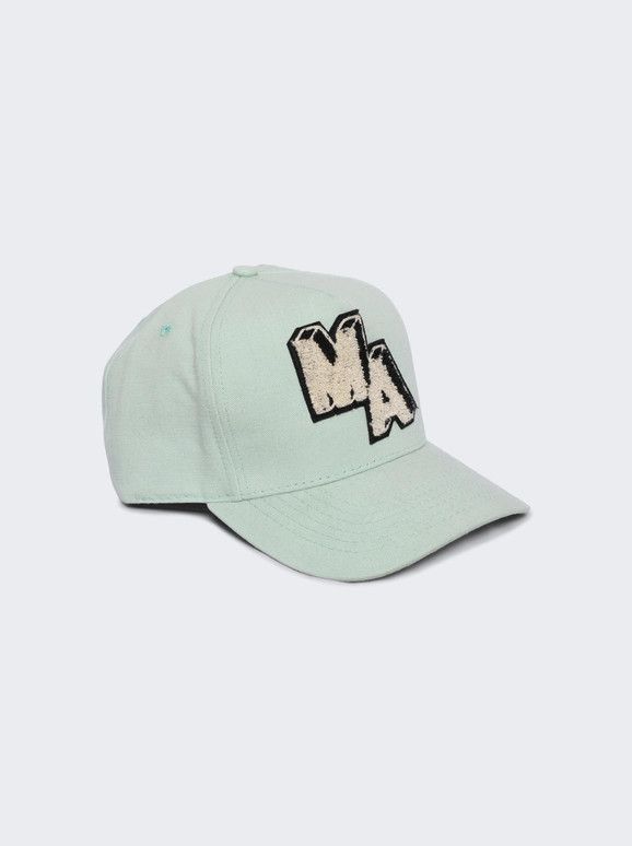 Amiri o1w1db11224 Size: OS / Chenille Patch Canvas Hat / Cap Green Size ONE SIZE - 2 Thumbnail
