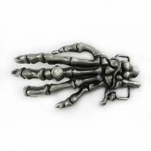 Other Skull Hands Metal belt buckle ( no belt ) Size ONE SIZE - 1 Thumbnail