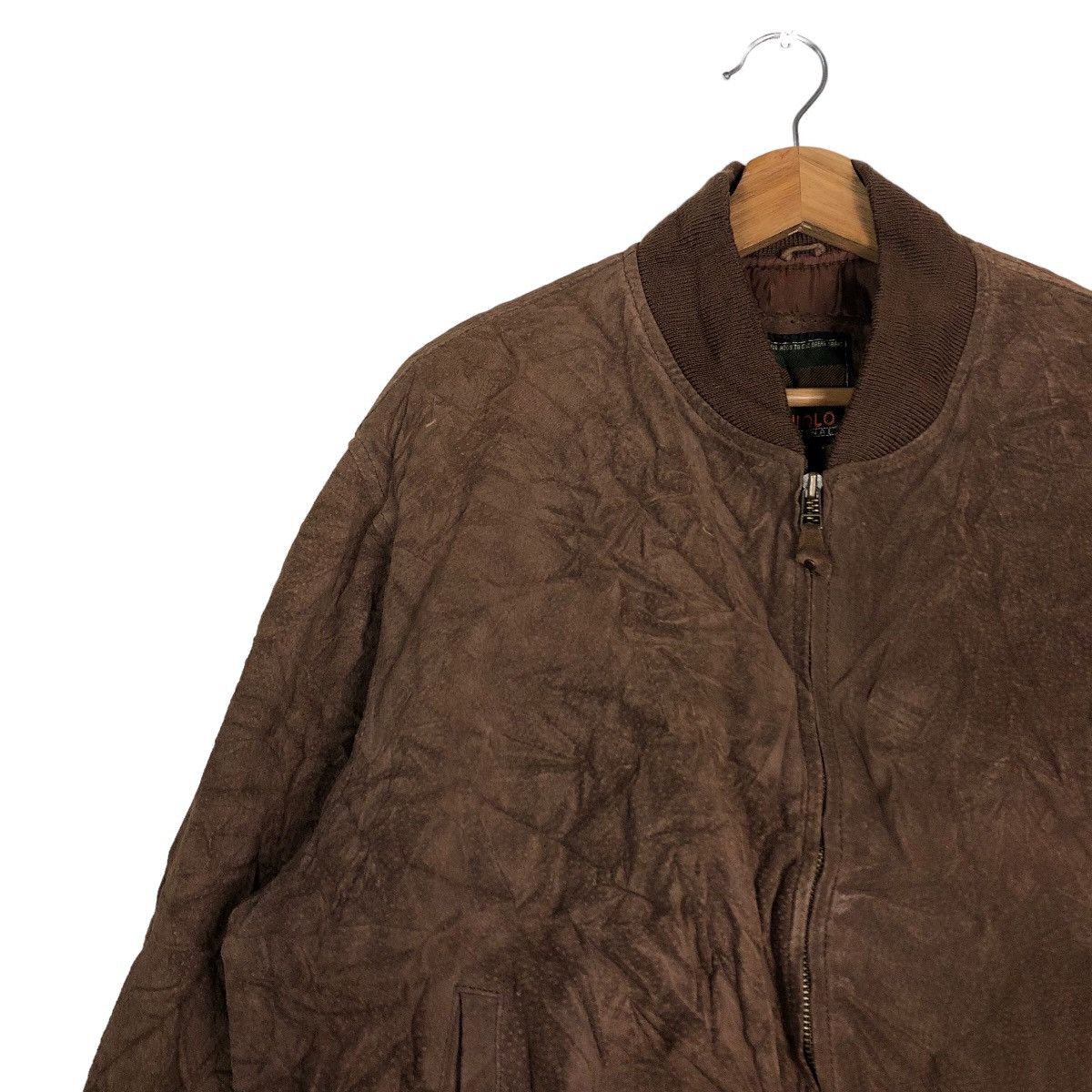 Japanese Brand 🔥Vtg Bomber Leather Jacket Uniqlo Japan Issey Miyake Size US L / EU 52-54 / 3 - 7 Thumbnail