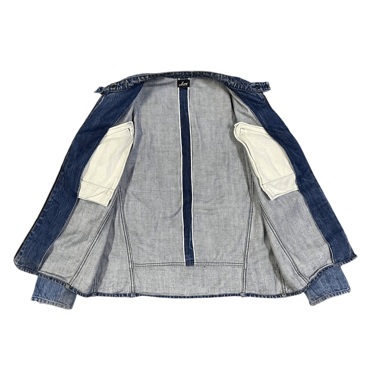 Paul Smith Red Ear Vintage Pual Smith Red Ear Selvedge Denim Biker Jacket Size US M / EU 48-50 / 2 - 9 Thumbnail