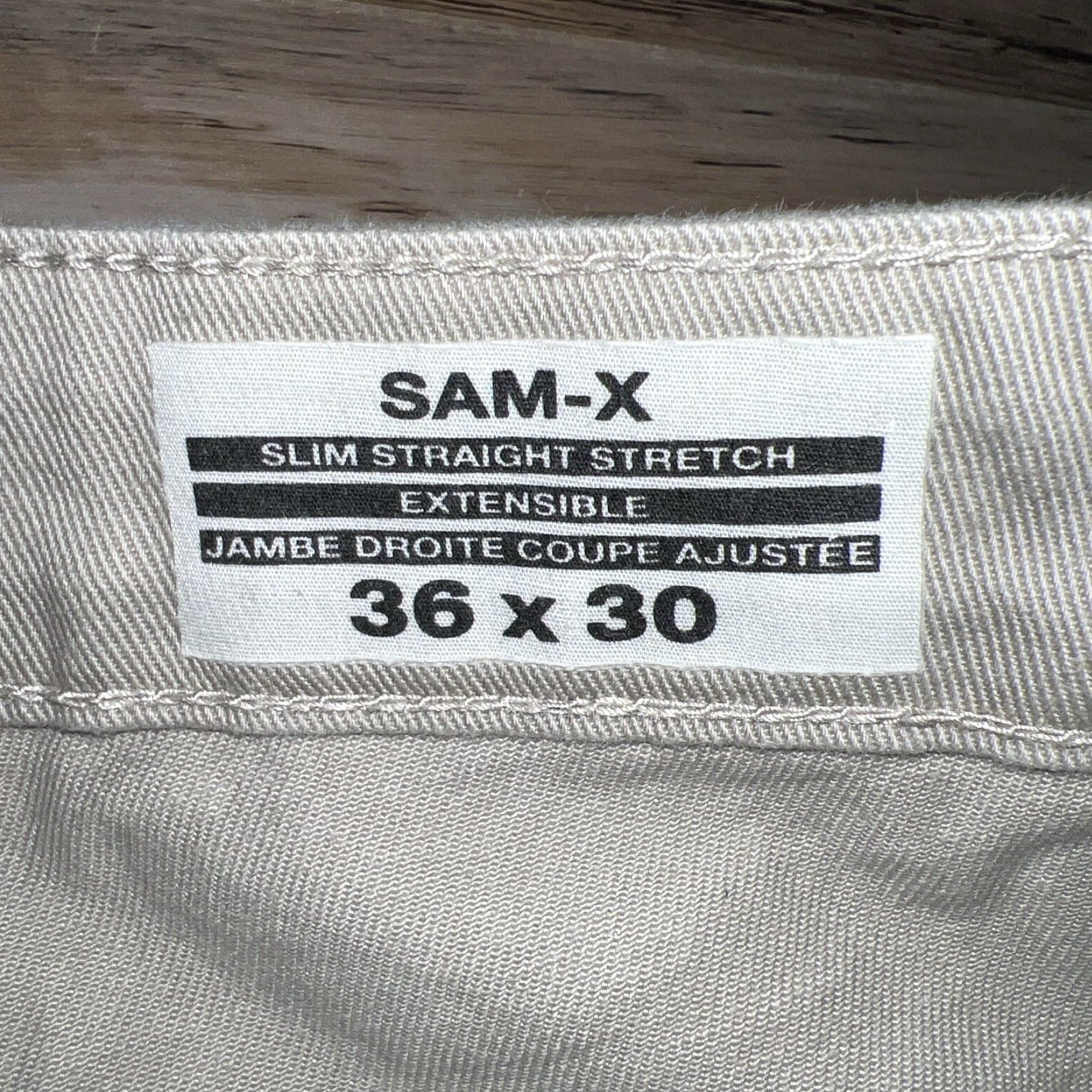 Buffalo David Bitton Buffalo by David Bitton Sam-X Slim Straight Beige Pants Mens 36x30 Dress Pants Slimming Beig e 90s? Wait no. Size US 36 / EU 52 - 5 Thumbnail