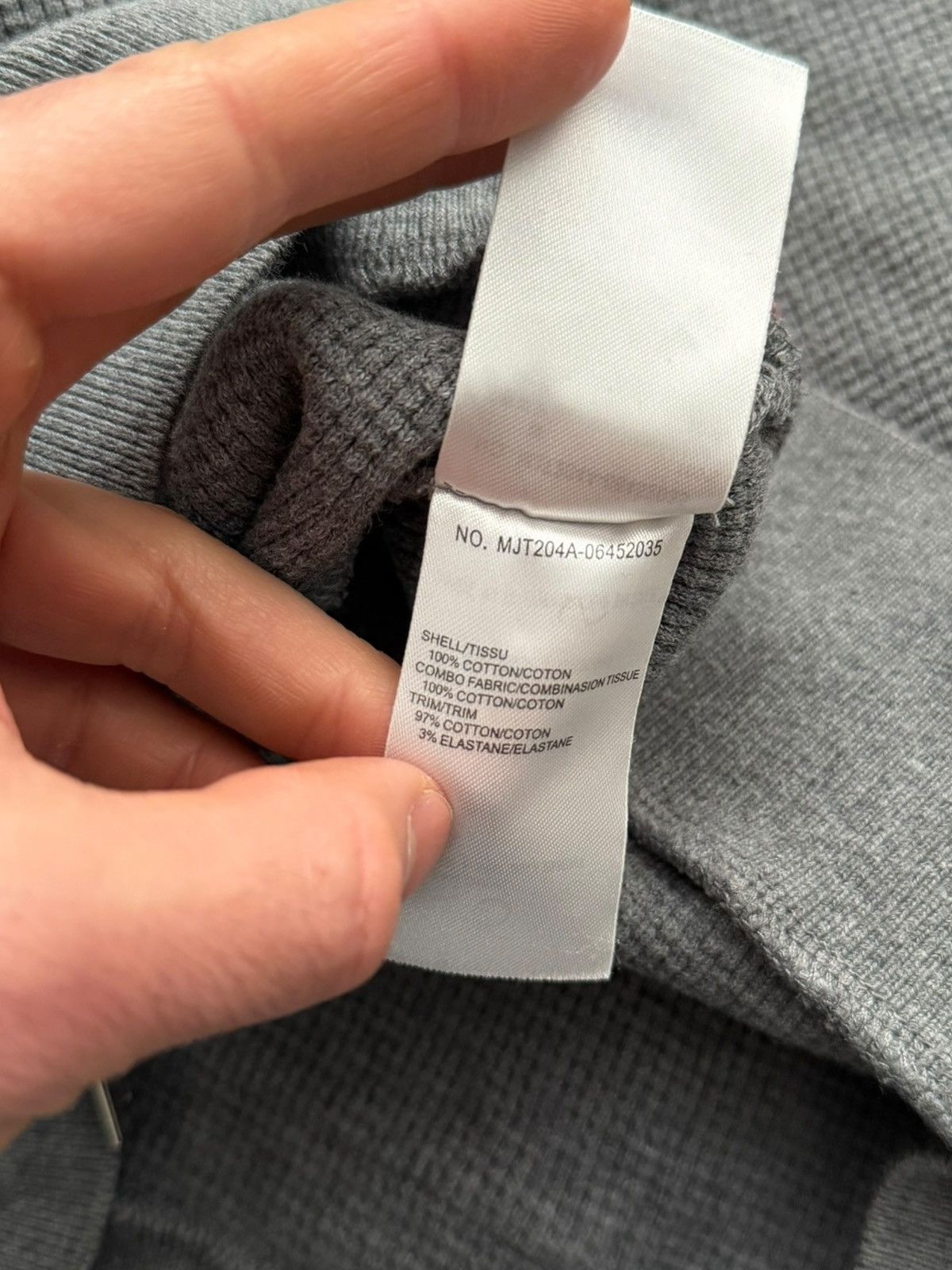 Thom Browne Heavy Engineered Waffle Zip Bar Thermal Hoodie Size US M / EU 48-50 / 2 - 13 Thumbnail