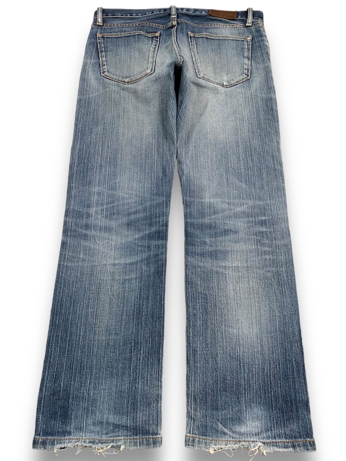 Undercover × Uniqlo Vintage Uniqlo S001 Straight Leg Distressed Grunge Jeans Size US 31 - 2 Thumbnail