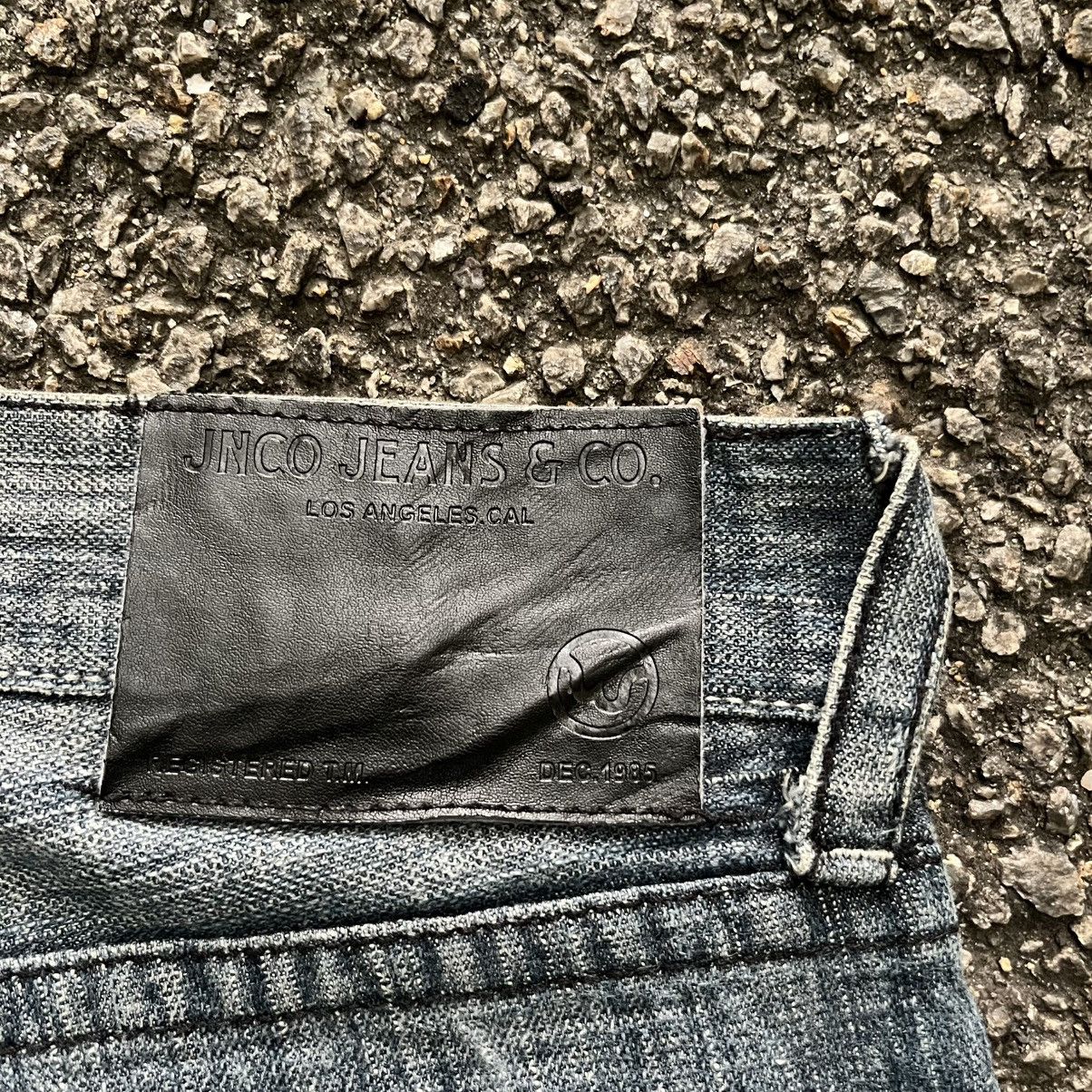 Affliction Crazy JNCO Jeans Affliction Style Cyber Grunge Denim Punk Size US 32 / EU 48 - 15 Thumbnail