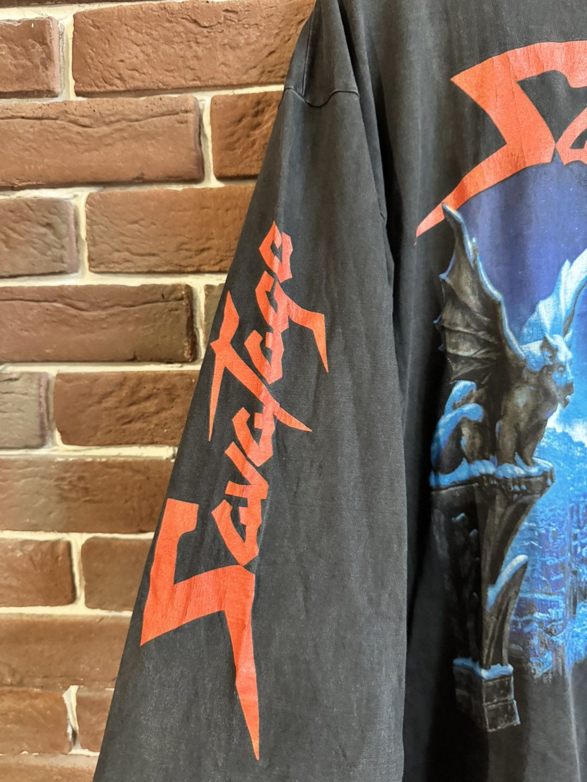 Band Tees Rare 1995 Savatage Dead Winter Vintage Band Tee Metal 90s Size US XL / EU 56 / 4 - 3 Thumbnail