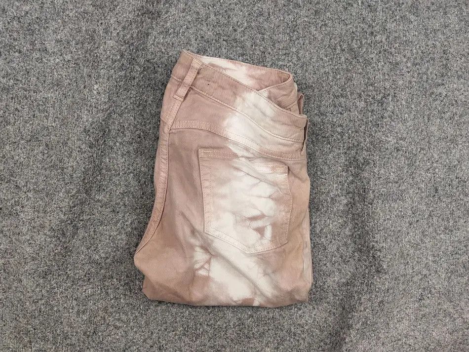 Isabel Marant Isabel Marant Stretch Jeans Pale Pink Cotton Denim Tie Dye Size 42" / US 20 - 1 Thumbnail