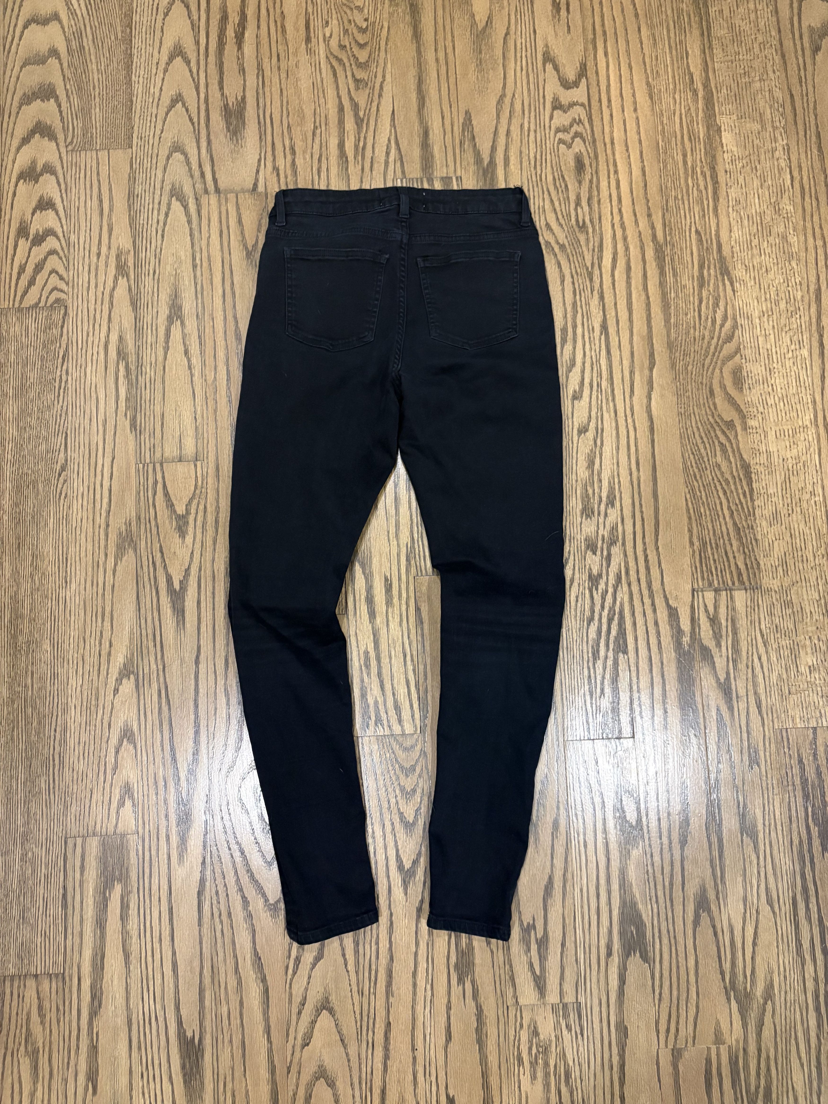 Acne Studios Acne Studios 'Skin 5' Black Denim Size 28" / US 6 / IT 42 - 2 Thumbnail