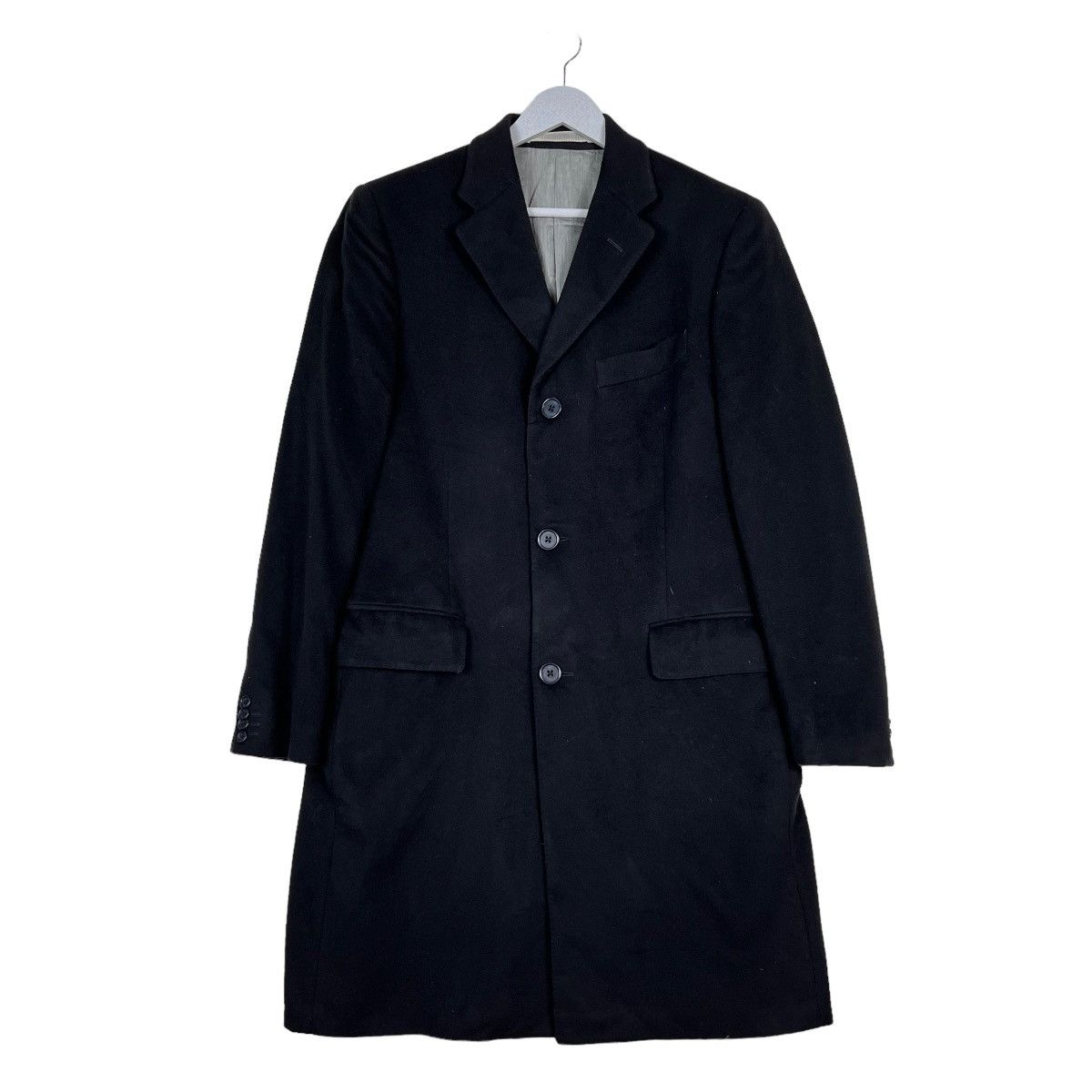 Designer 🔥 PIACENZA WOOL OVERCOAT MADE IN SLOVAKIA Size US M / EU 48-50 / 2 - 2 Thumbnail