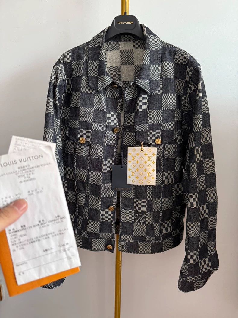 Louis Vuitton Louis Vuitton Checkerboard denim jacket 2502-Nextarrow Size US M / EU 48-50 / 2 - 1 Thumbnail