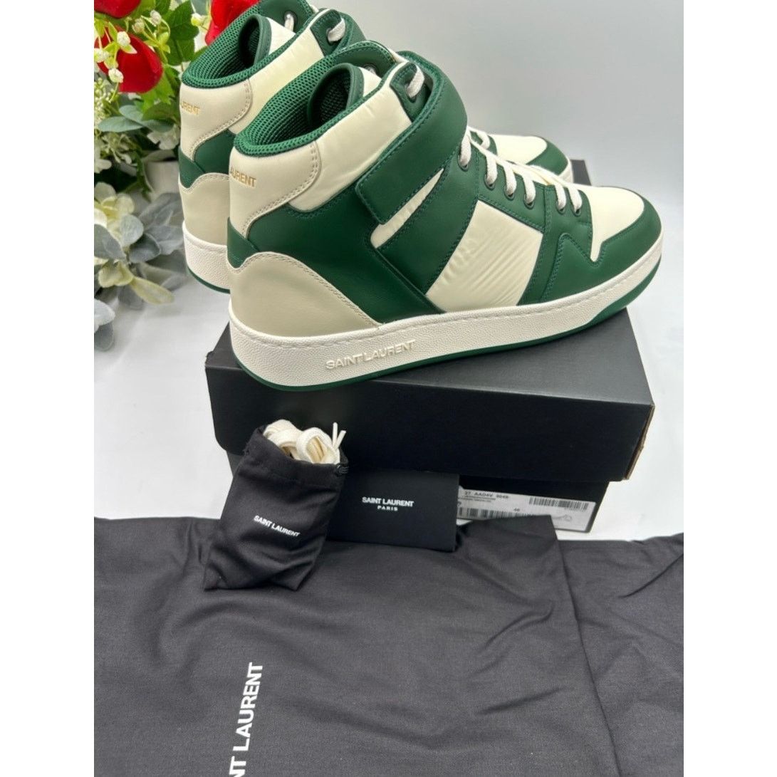 Saint Laurent Paris Saint Laurent LAX leather high top sneakers size 46/13 US Size US 13 / EU 46 - 11 Thumbnail