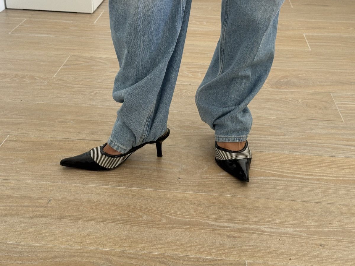 Vintage VINTAGE made in Italy - heeled mules Size US 7 / IT 37 - 5 Thumbnail