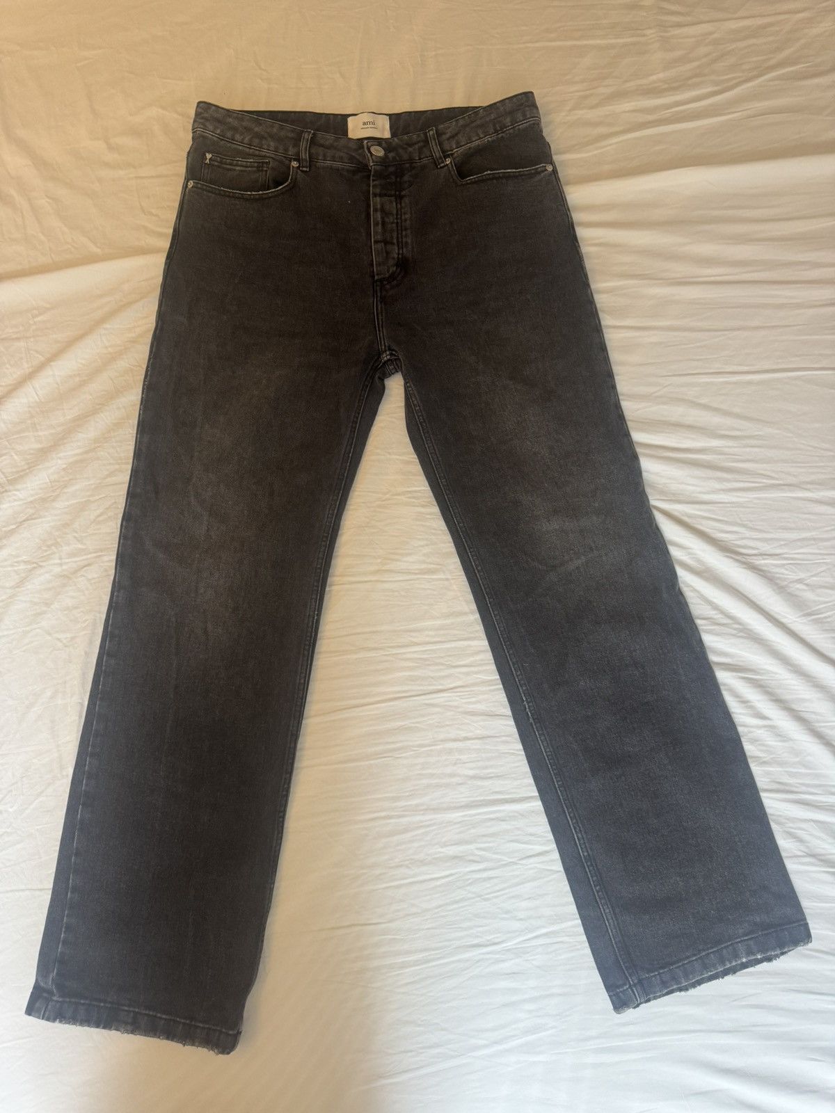 AMI Ami Straight Fit Jeans Size US 34 / EU 50 - 2 Thumbnail