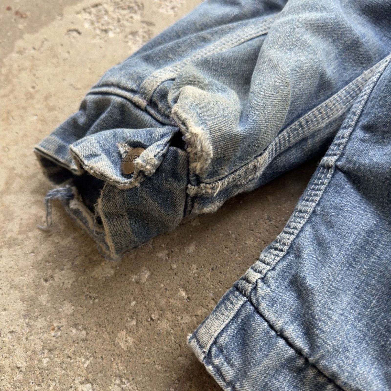 Vintage Thrashed Faded Distressed Sears Chore Coat ERD Grunge RRL Size US XL / EU 56 / 4 - 19 Thumbnail