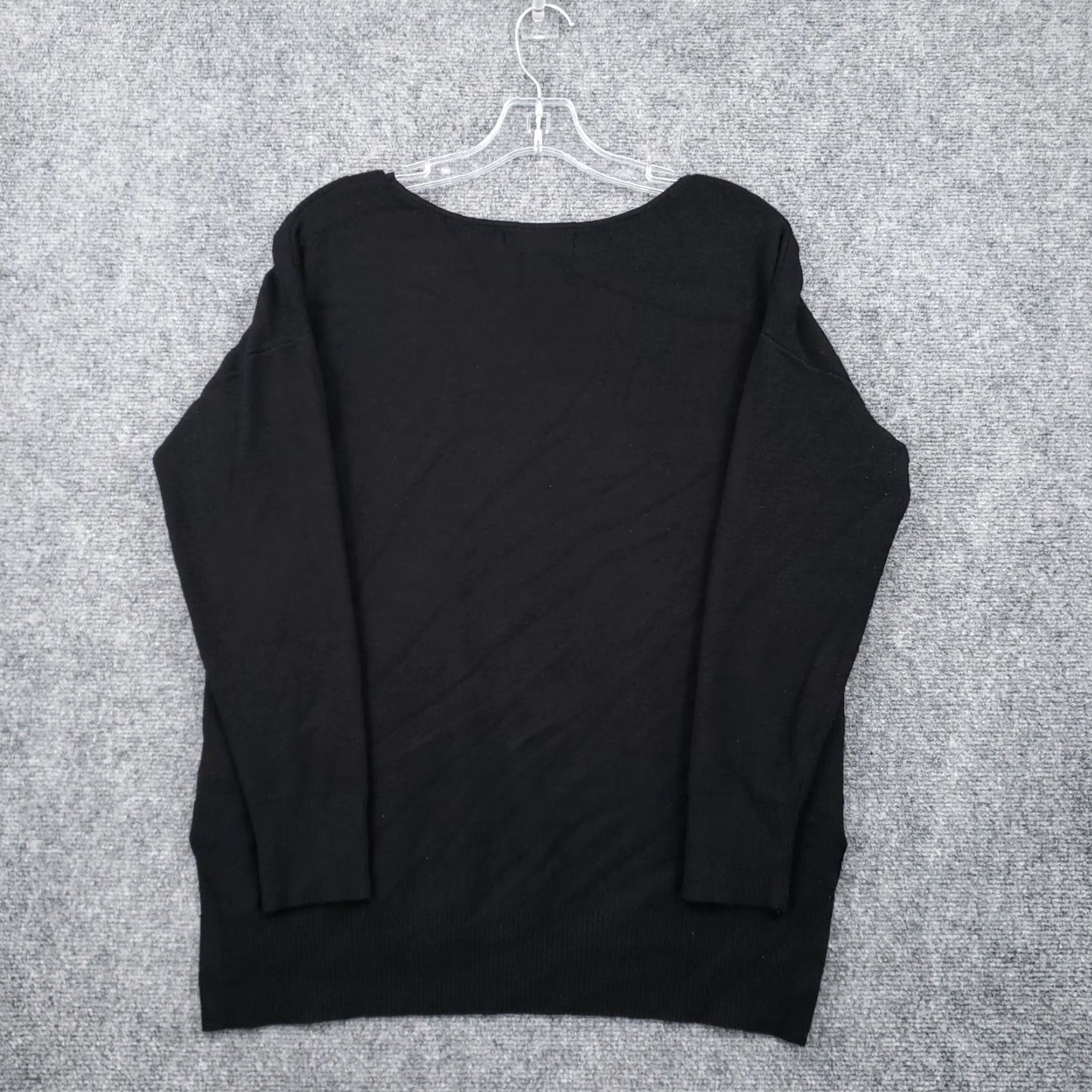 Banana Republic Banana Republic Sweater Womens S Small Petites Black Pullover Long Sleeve Knit Shirt Womens Size S / US 4 / IT 40 - 2 Thumbnail