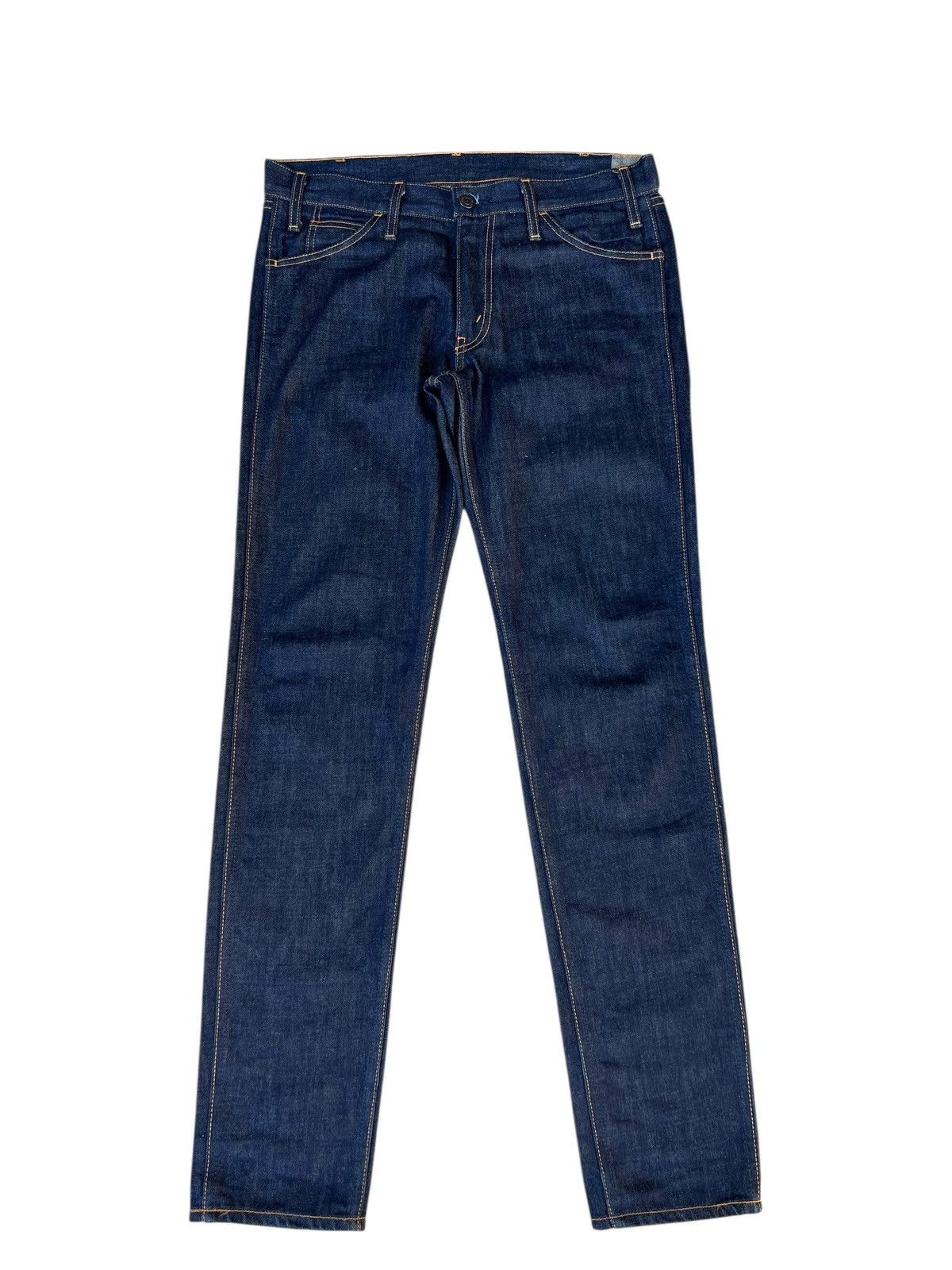 Levi's Vintage Clothing Vintage 2005 Levi’s 606 Big E Orange Tab Denim Skinny Jeans Size US 32 / EU 48 - 12 Thumbnail