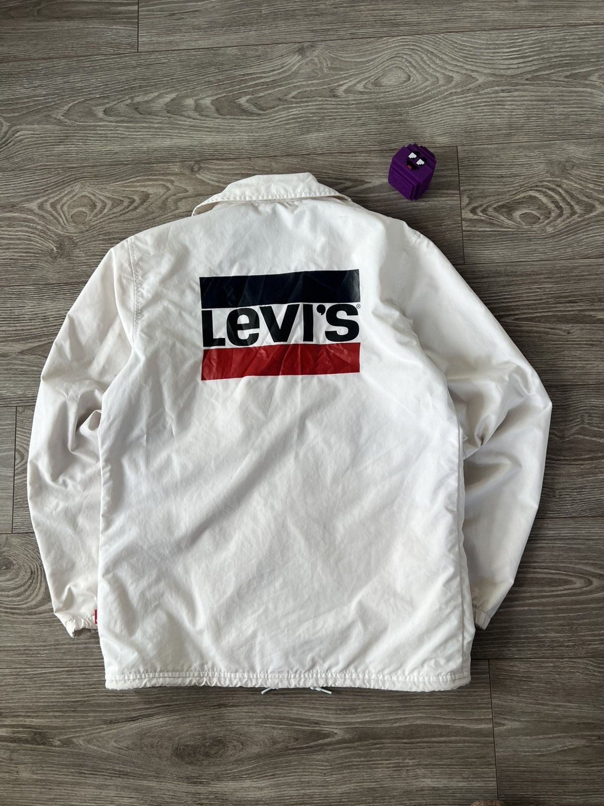 Levi's ‼️Levi’s Big Logo Nylon Black Tag Coach Active Urban Jacket‼️ Size US M / EU 48-50 / 2 - 6 Thumbnail