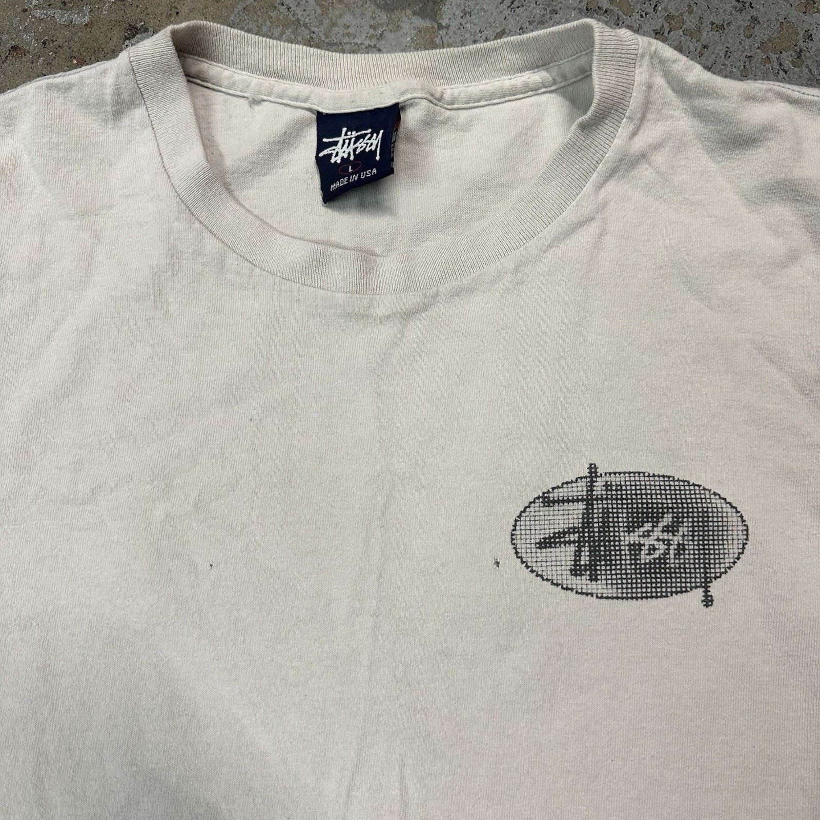 Stussy × Vintage Vintage 90s Stussy Graphic Tee T-Shirt Large Made In USA Size US L / EU 52-54 / 3 - 5 Thumbnail