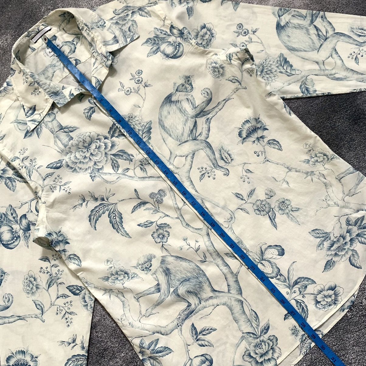 Designer × Paul Smith 🔥RARE🔥 Vintage Paul smith Cebus imitator print shirt Size US L / EU 52-54 / 3 - 10 Thumbnail