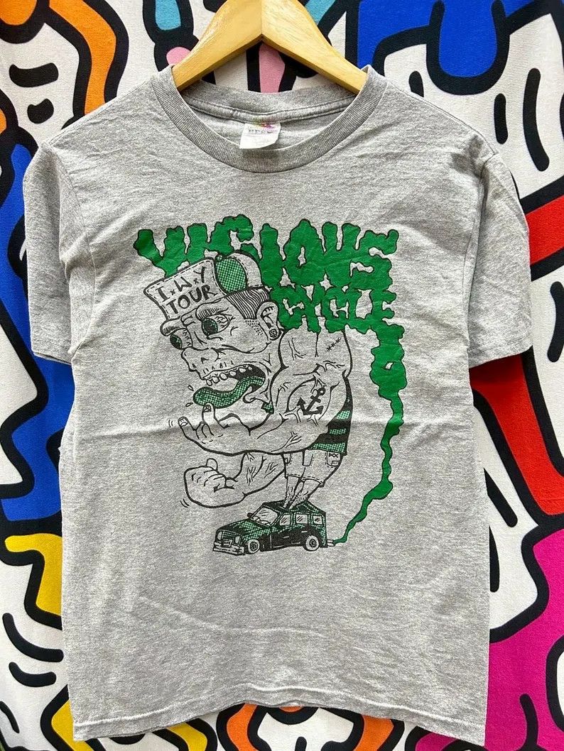 Vintage Vintage 2000s Vicious Cycle Band tshirt size S Size US S / EU 44-46 / 1 - 2 Thumbnail