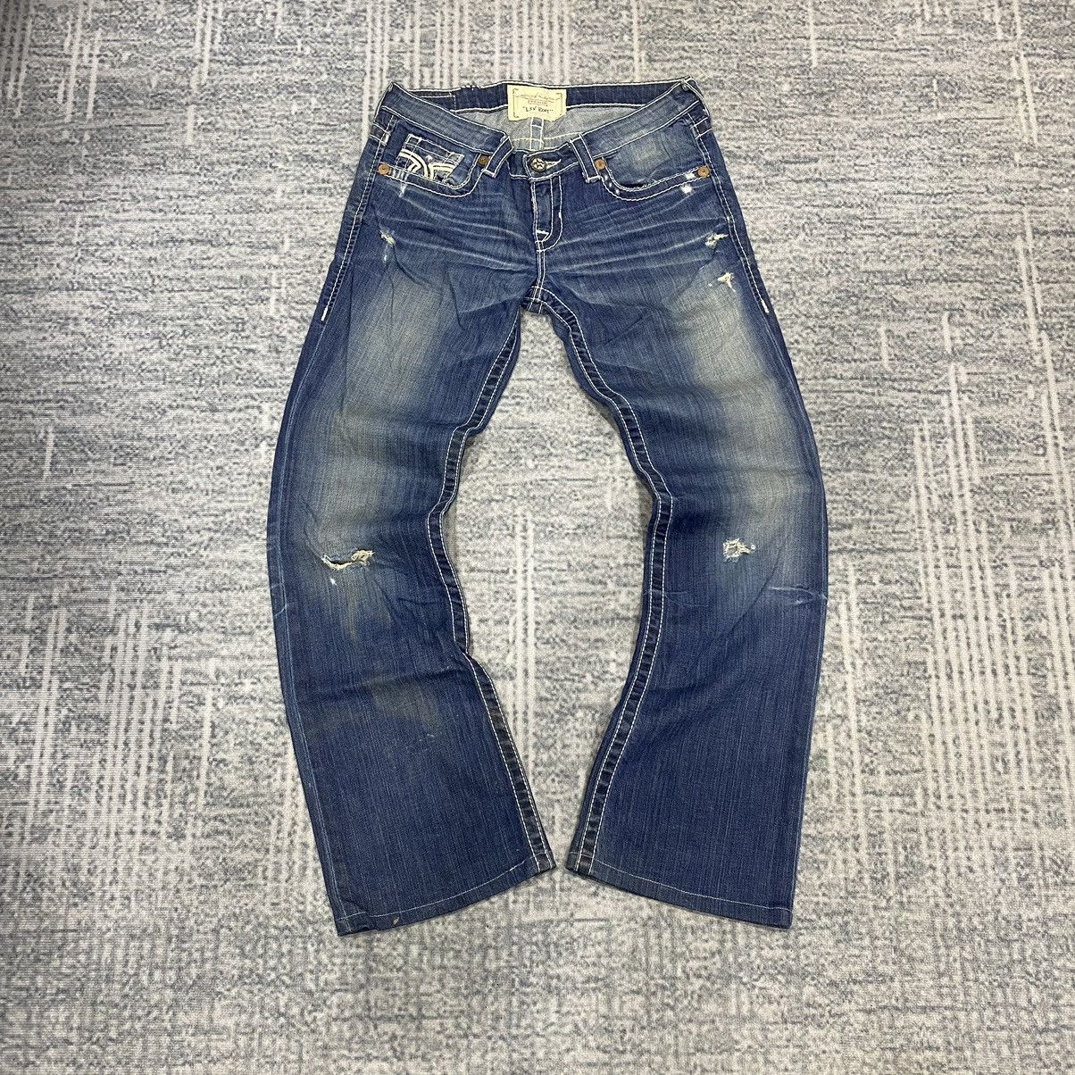 Hysteric Glamour × Japanese Brand × Le Grande Bleu (L.G.B.) Flare☠️ Big Star Washed Jeans Punk Cowboy 90s Size US 32 / EU 48 - 1 Thumbnail