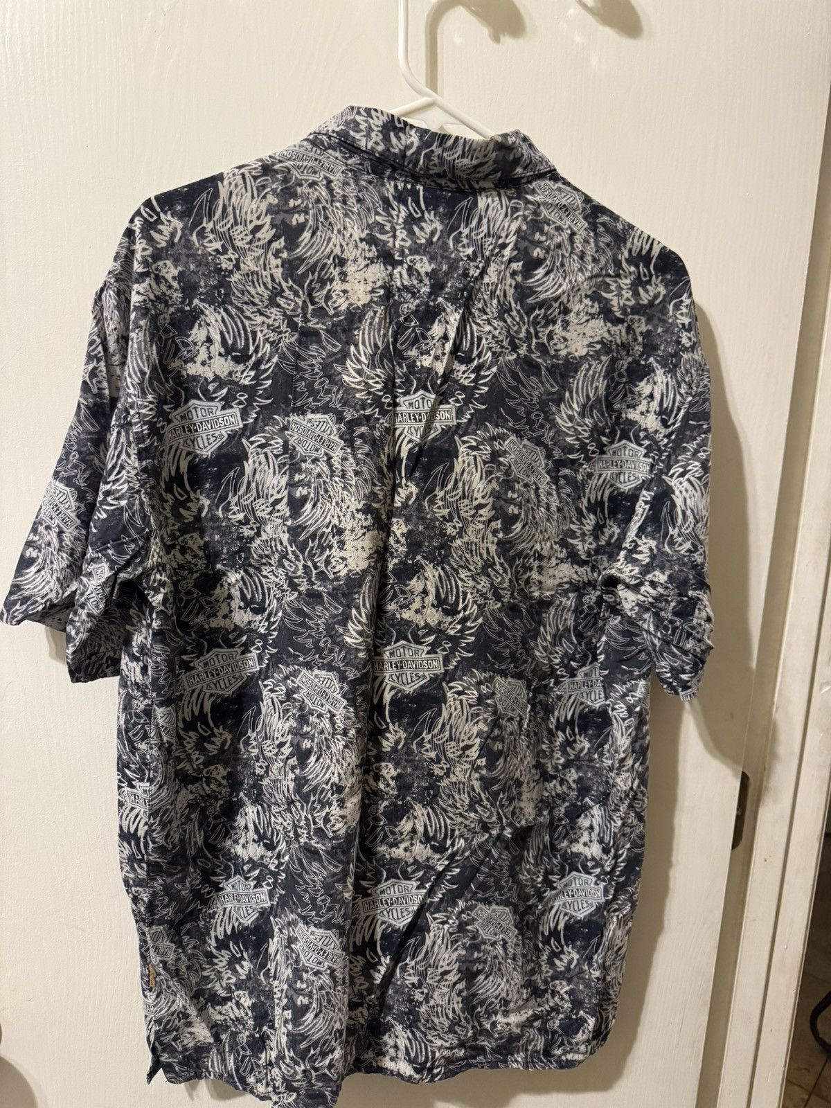 Harley Davidson Vintage screaming eagle Harley button down AOP Size US M / EU 48-50 / 2 - 2 Thumbnail