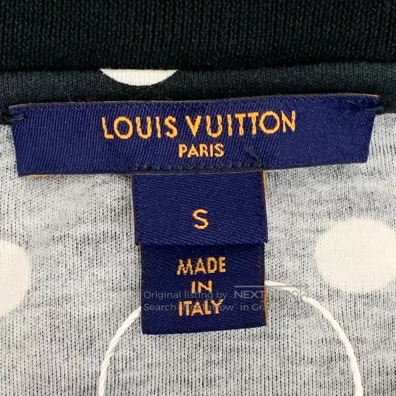 Louis Vuitton Louis Vuitton 22 black polka-dot cotton crew-neck short-sl Size S / US 4 / IT 40 - 5 Thumbnail