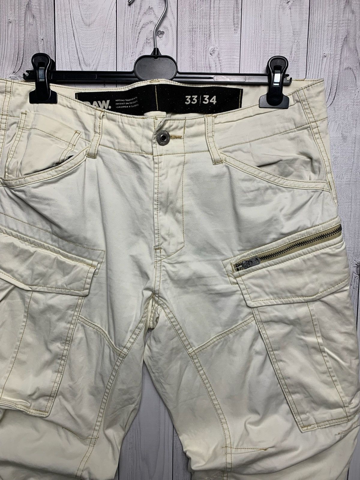 G-Star × Vintage Vintage G Star Raw pants size W33 cargo pockets Size US 33 - 2 Thumbnail