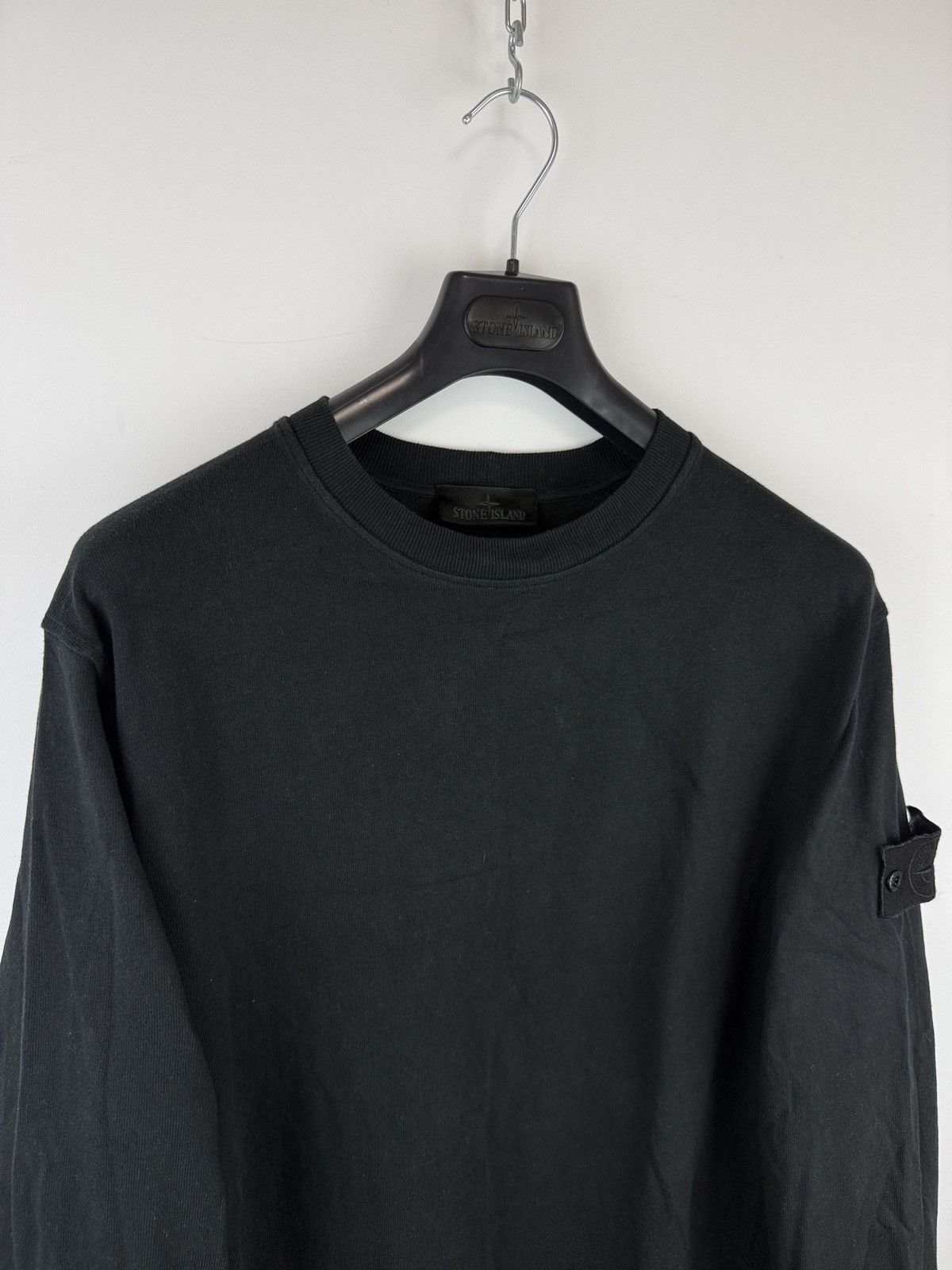 Stone Island Black Stone Island Ghost crewneck sweatshirt Size US XXL / EU 58 / 5 - 4 Thumbnail