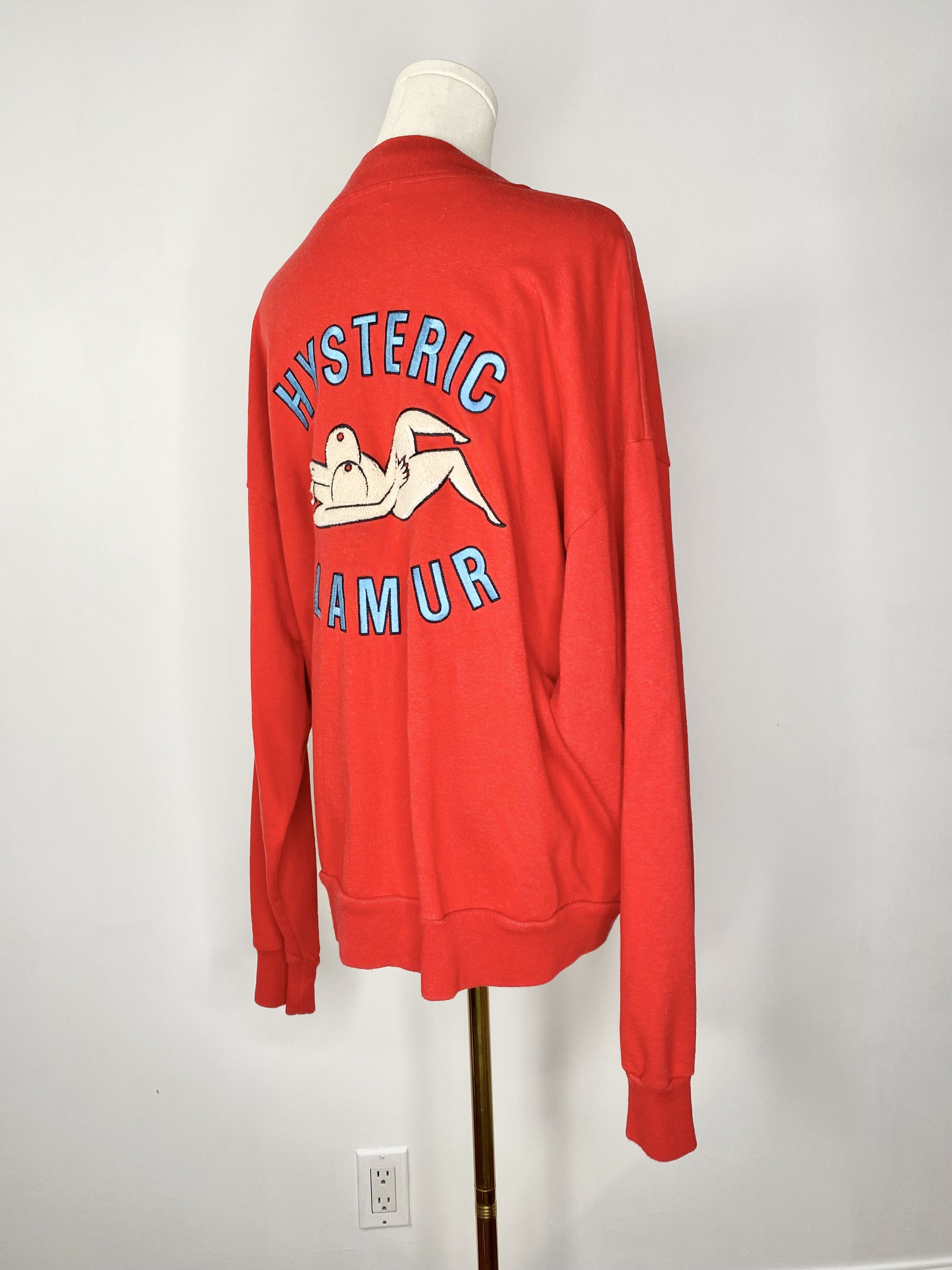 Hysteric Glamour Hysteric Glamour - Red Nude Woman Bomber Jacket Size US M / EU 48-50 / 2 - 7 Thumbnail