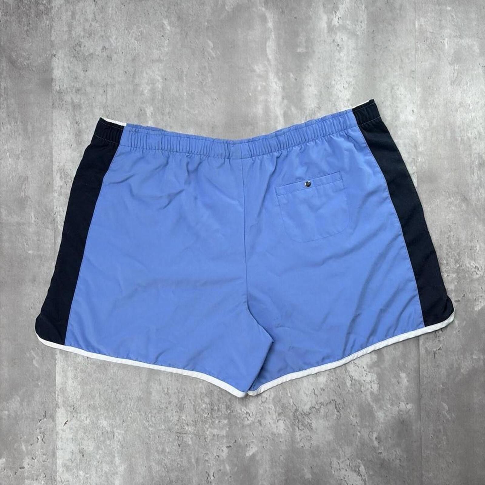 Nike Y2K Light Blue Nike Swoosh Mini Dri Fit Shorts Size US 36 / EU 52 - 5 Thumbnail