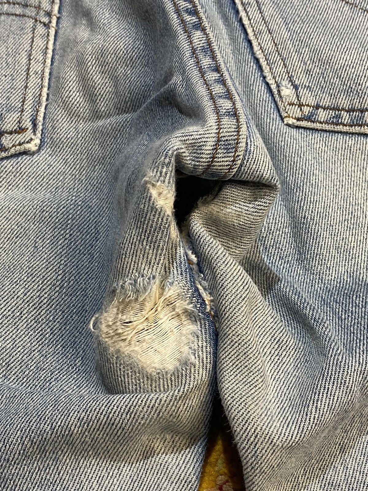 Levi's 80s Orange Tab Levi's non selvedge 347 Rindem Blue Jeans W32 Size US 32 / EU 48 - 18 Thumbnail